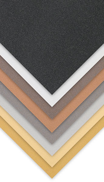 Clairefontaine Pastelmat Sheets - Closeup of corner of colors available Clairefontaine Pastelmat Sheets - Closeup of corner of colors available