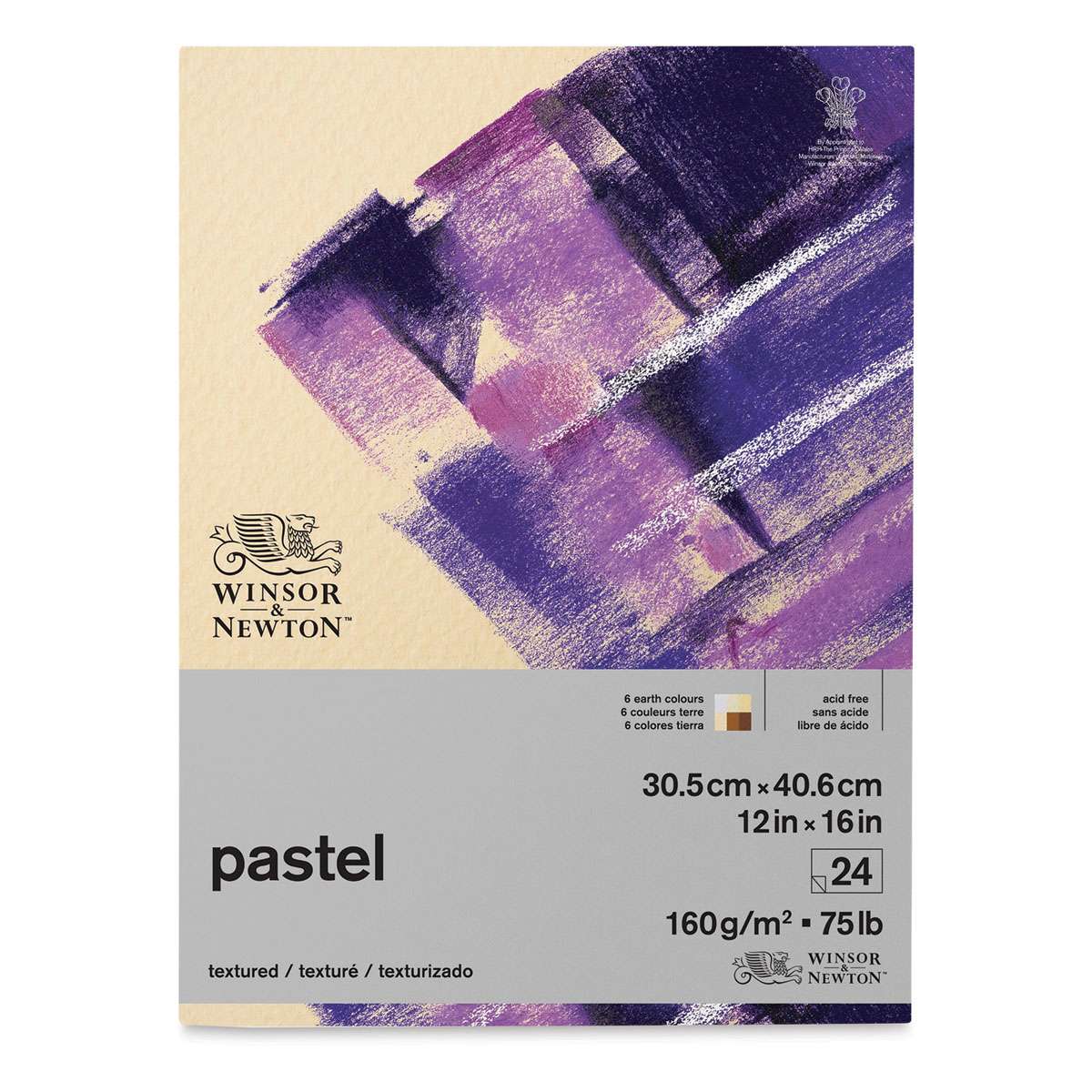Winsor & Newton Pastel Paper Pad - Earth, 12" x 16", 24 Sheets (Front cover) Winsor & Newton Pastel Paper Pad - Earth, 12" x 16", 24 Sheets (Front cover)