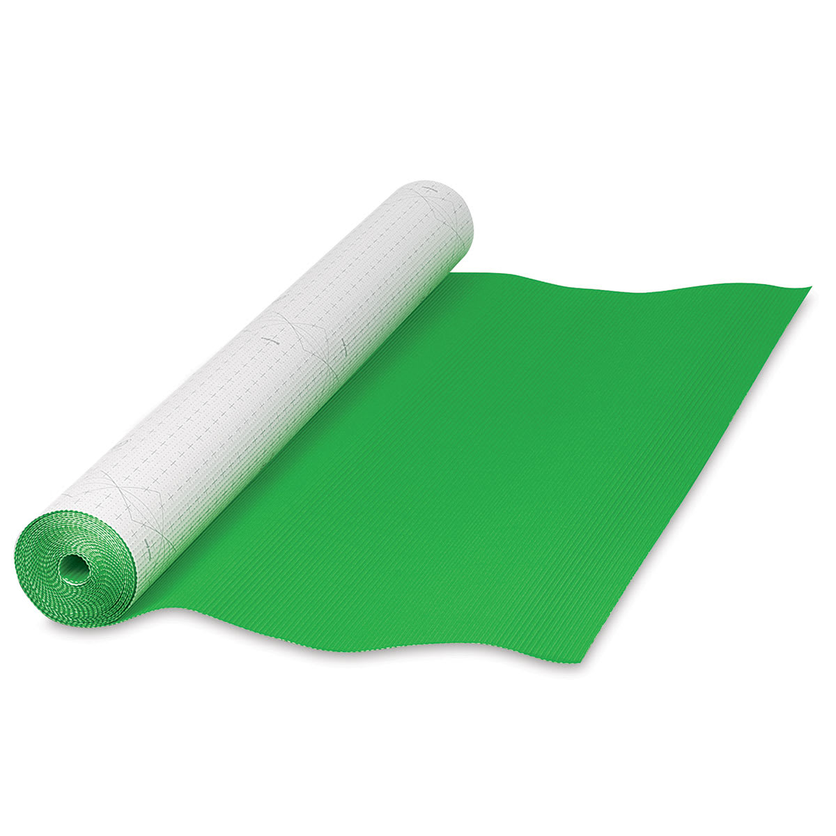 Corrugated Paper - 48" x 25 ft, Emerald, Roll