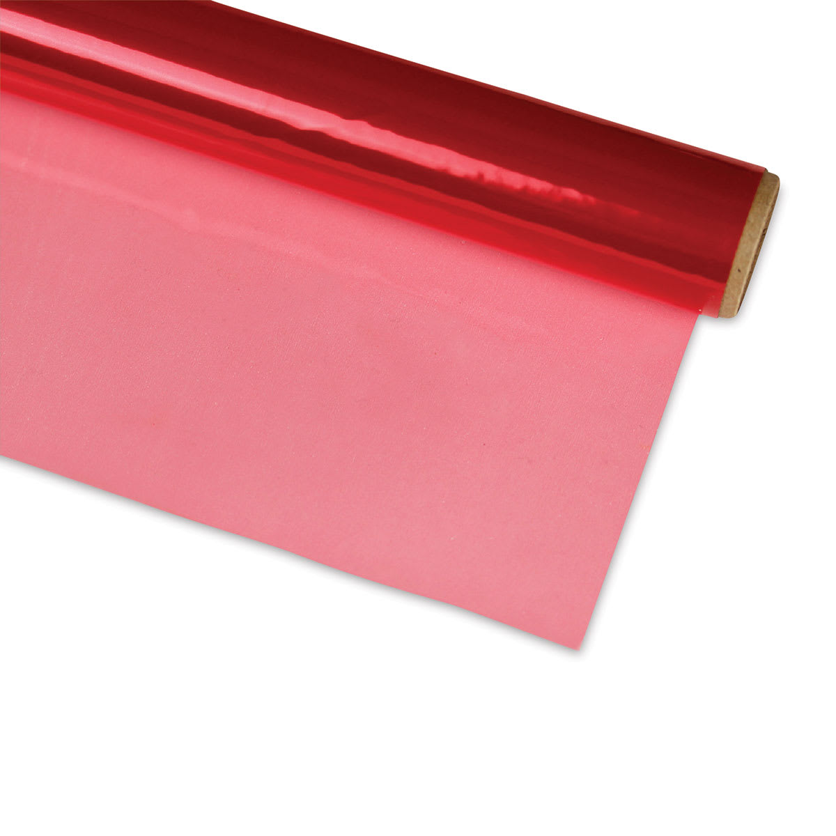 Hygloss Transparent Cellophane - 20" x 100 ft, Red, Roll