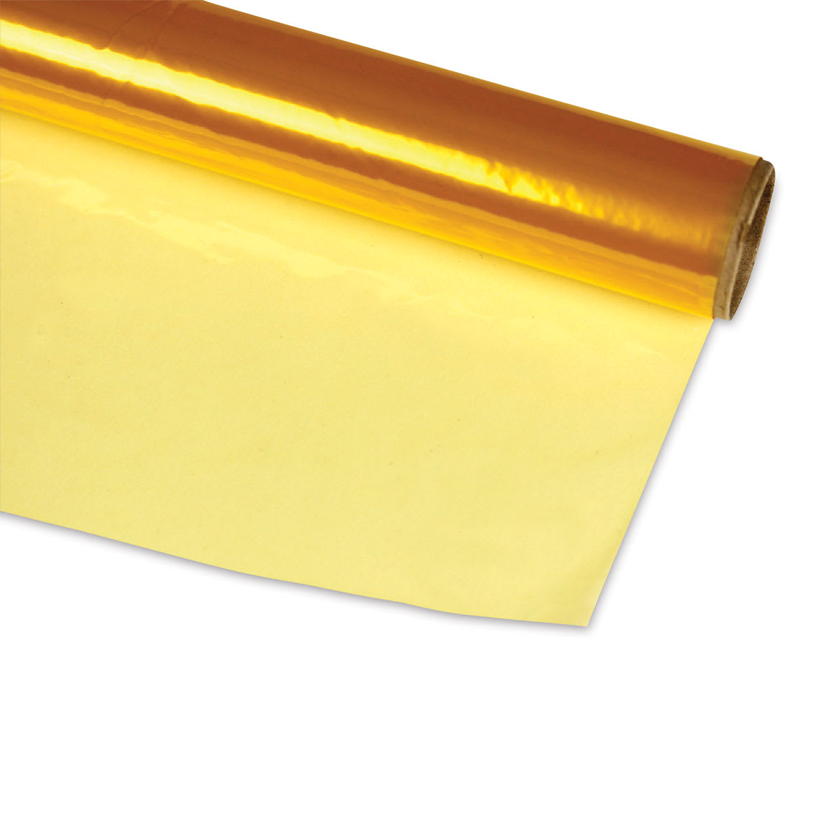 Hygloss Transparent Cellophane - 20" x 25 ft, Amber, Roll