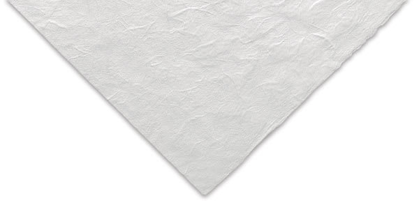 Black Ink Thai Unryu - 25'' x 37'', White, 10 gsm