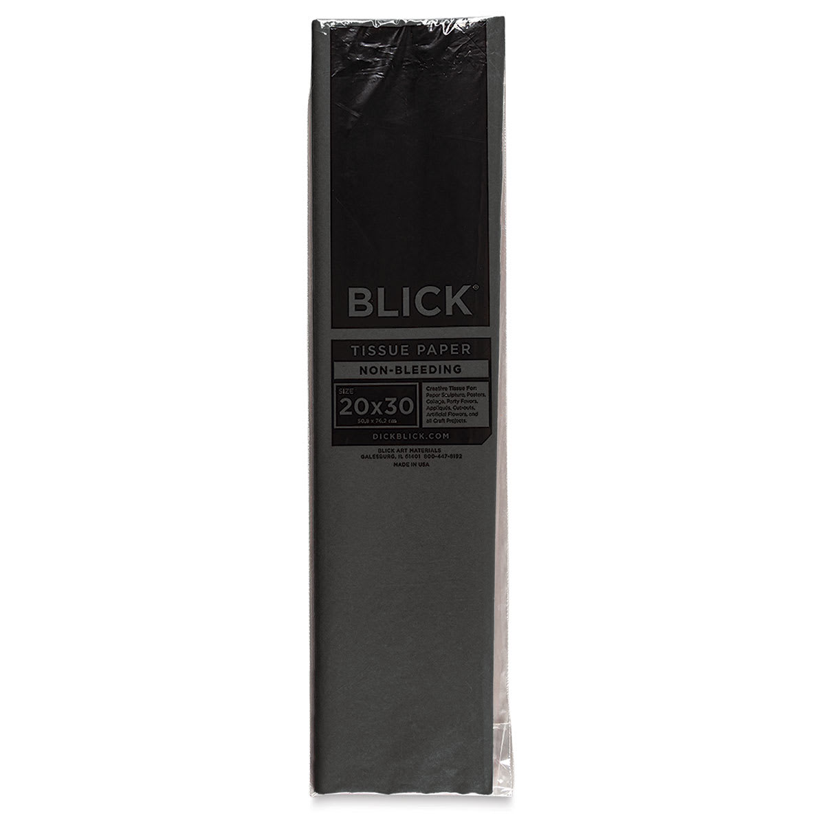 Blick Art Tissue - 20" x 30", Black, 24 Sheets