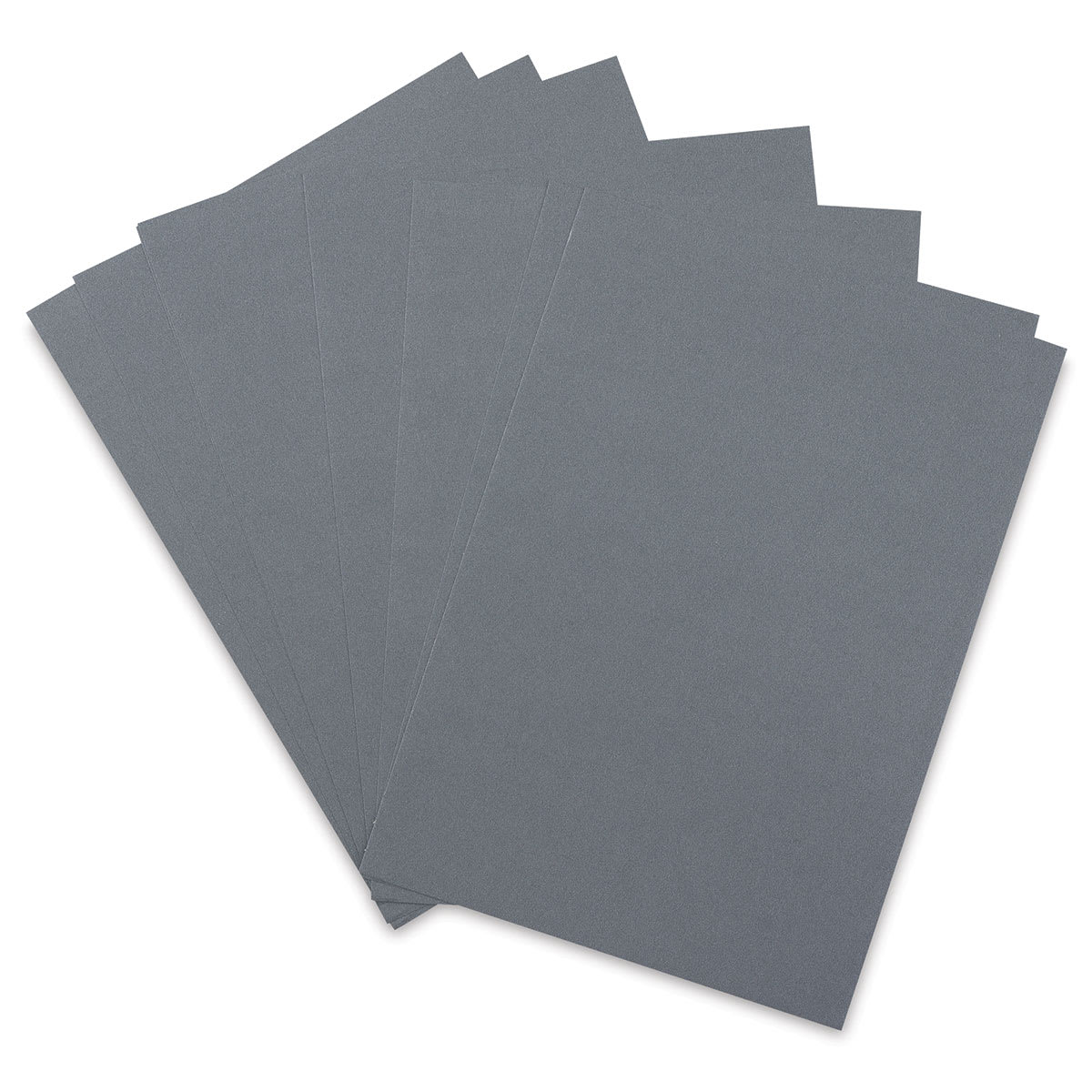 Fabriano Cocktail Paper - Several sheets of Dorian Gray color shown fanned
