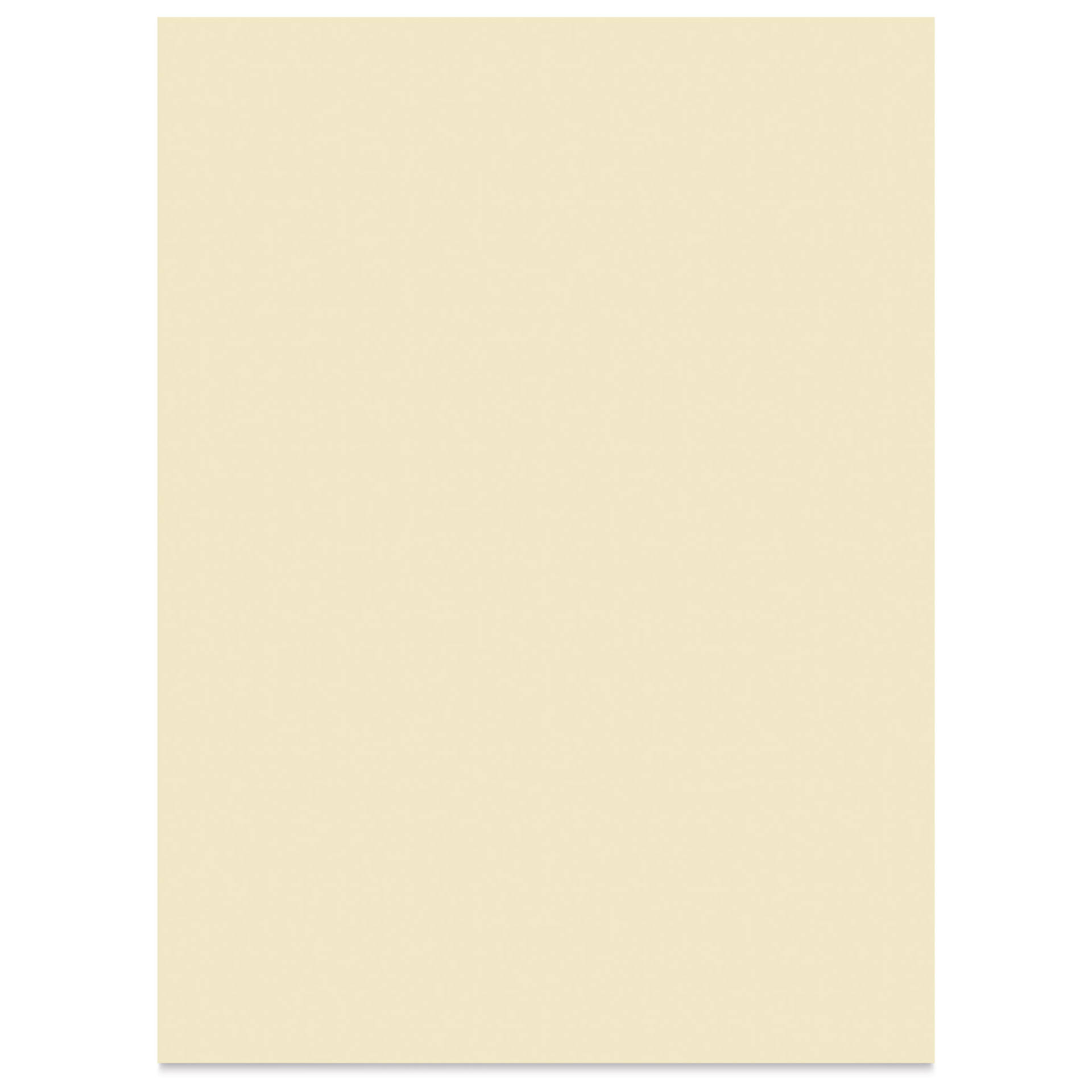 Pacon Tru-Ray Construction Paper - 9" x 12", Ivory, 50 Sheets (front of sheet)