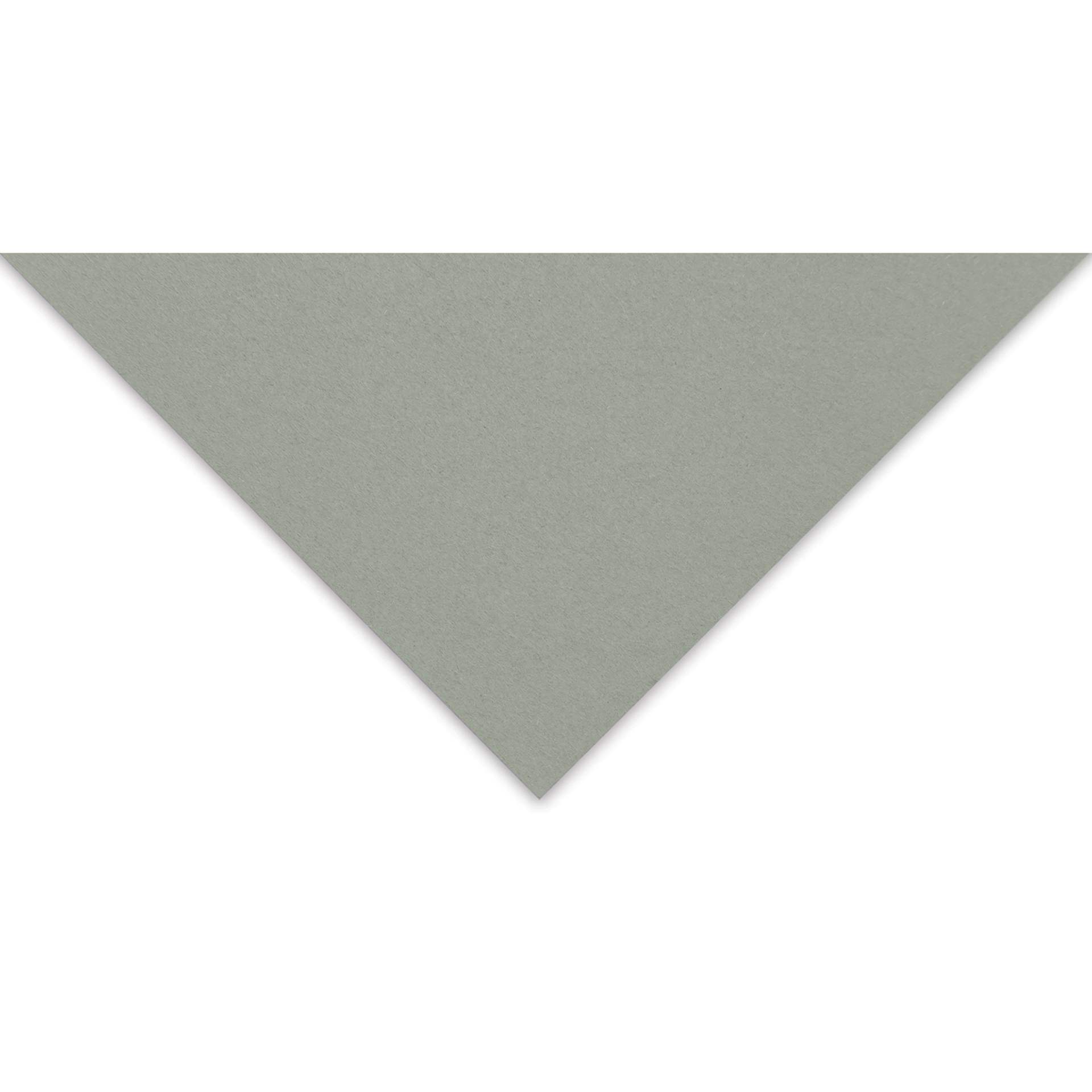 Blick Premium Colored Art Paper - 12" x 18", Silver, 50 Sheets, corner of sheet