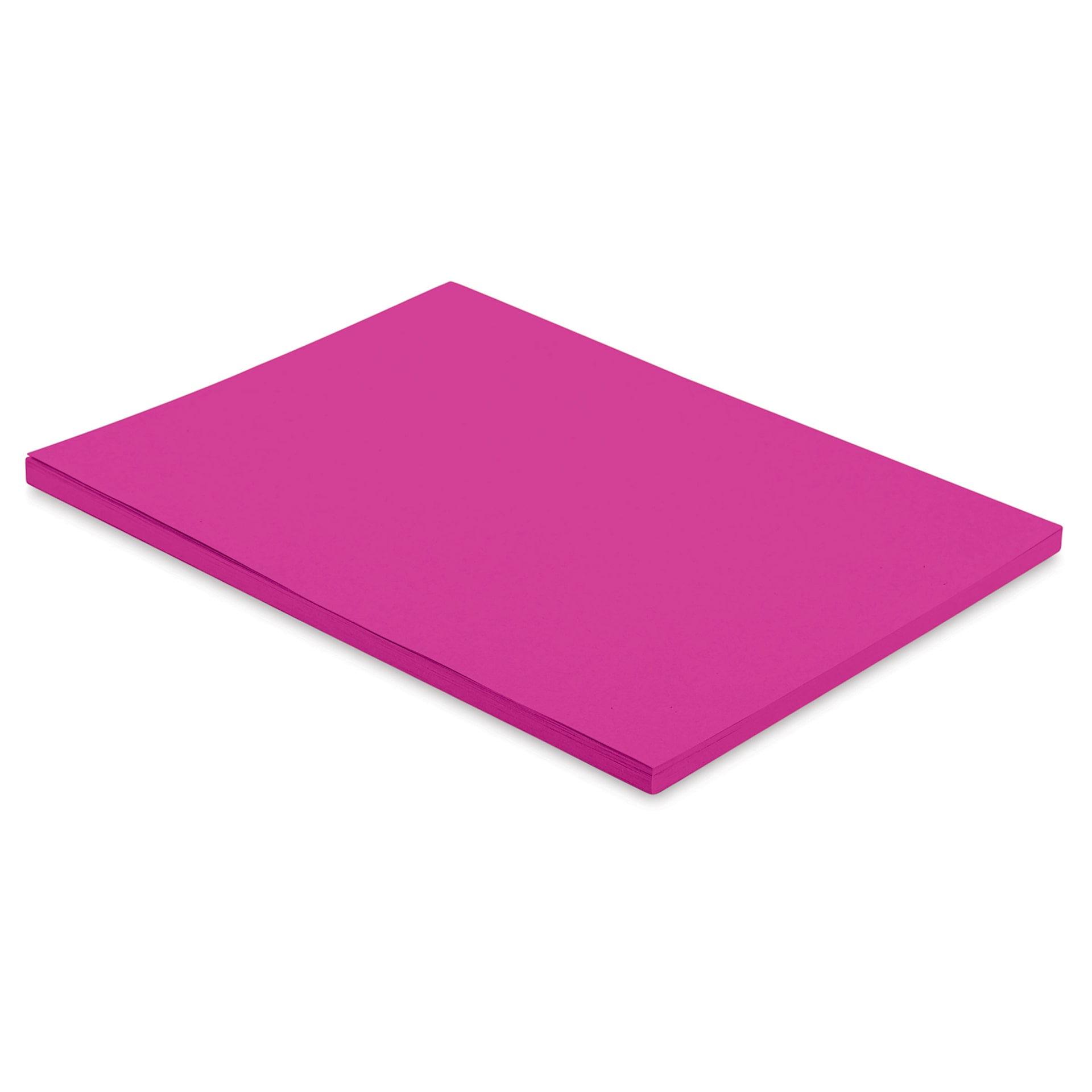Blick Premium Colored Art Paper - 9" x 12", Raspberry, 50 Sheets, stacked