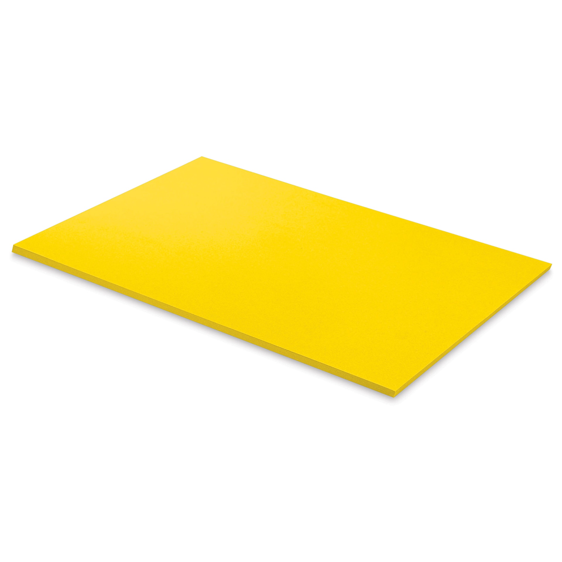 Blick Premium Construction Paper - 12" x 18", Yellow, 50 Sheets, stacked