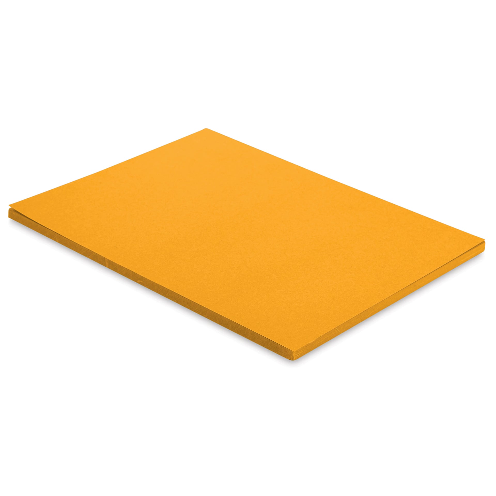 Blick Premium Colored Art Paper - 9" x 12", Yellow Orange, 50 Sheets, stacked
