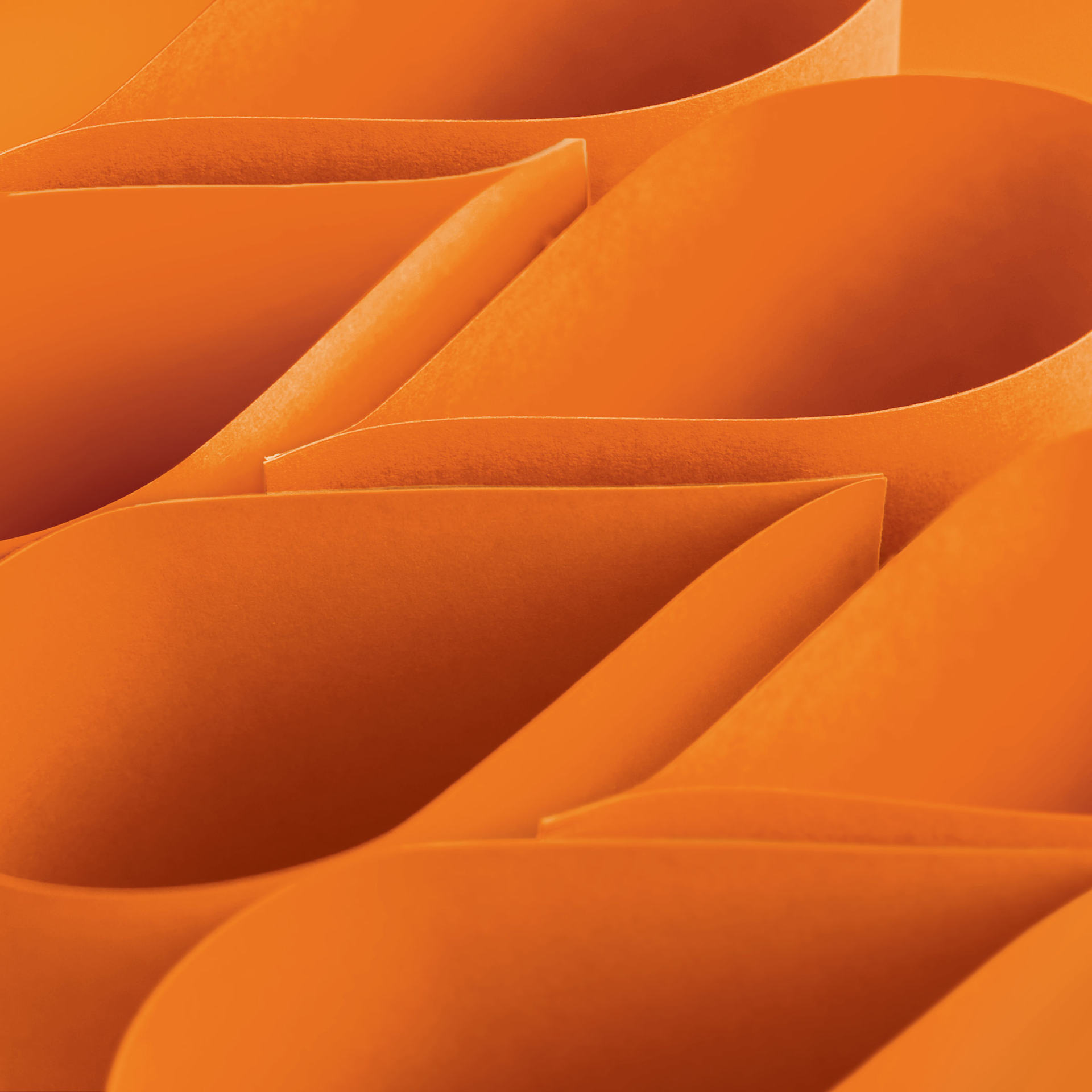 Blick Premium Colored Art Paper - 9" x 12", Orange, 50 Sheets, curved sheets