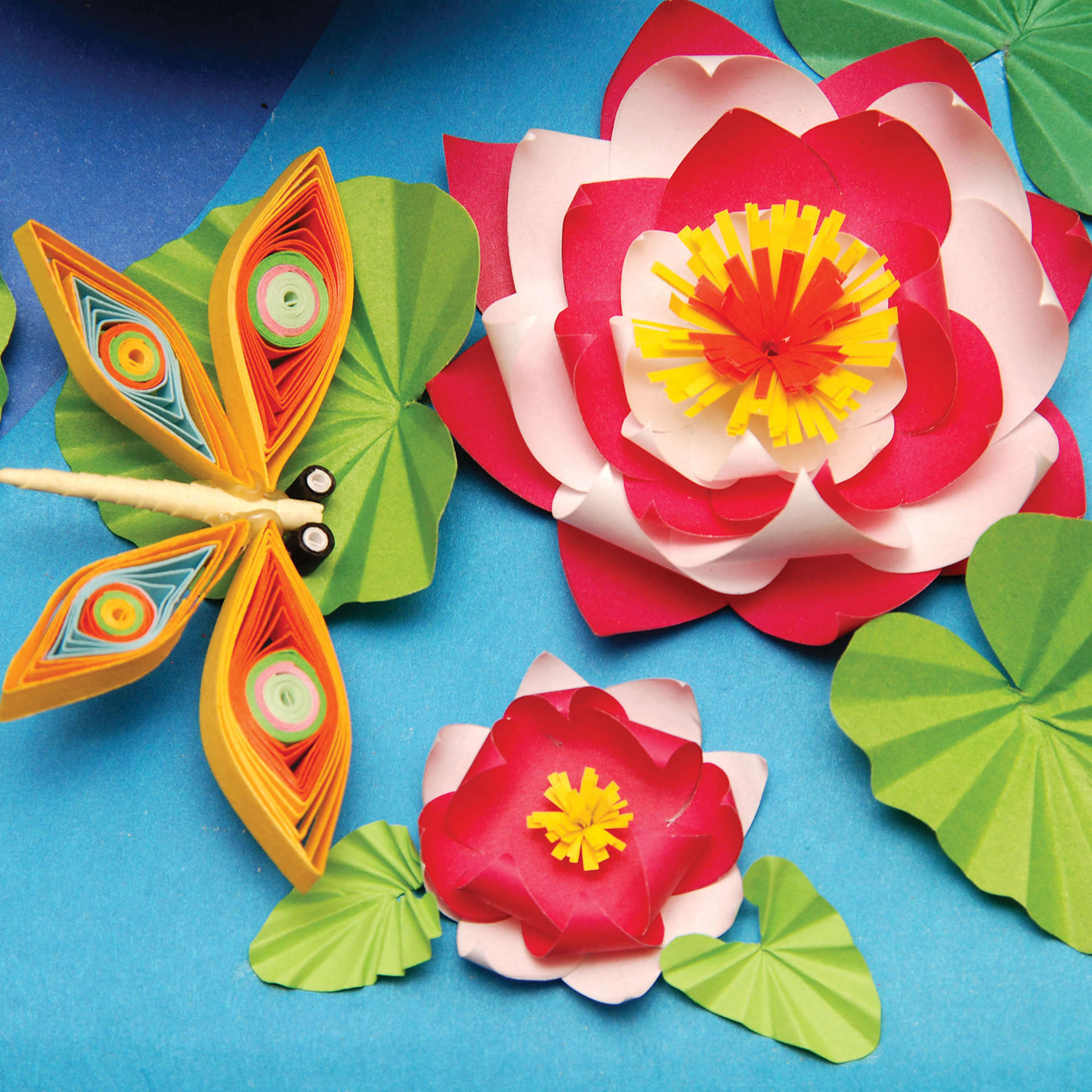 Blick Premium Colored Art Paper - 12" x 18", Green, 50 Sheets, paper flowers and butterfly