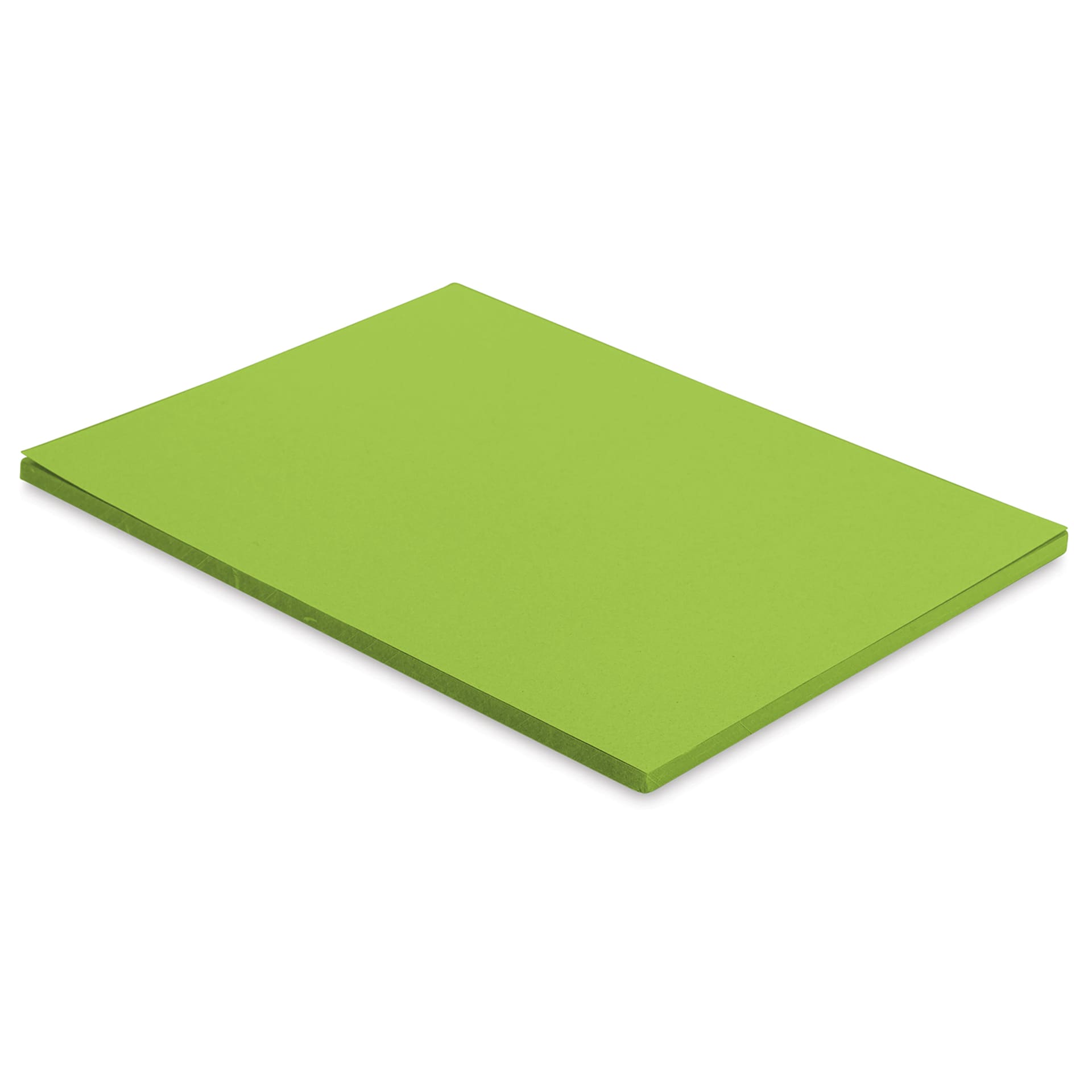 Blick Premium Colored Art Paper - 9" x 12", Lime, 50 Sheets, stacked