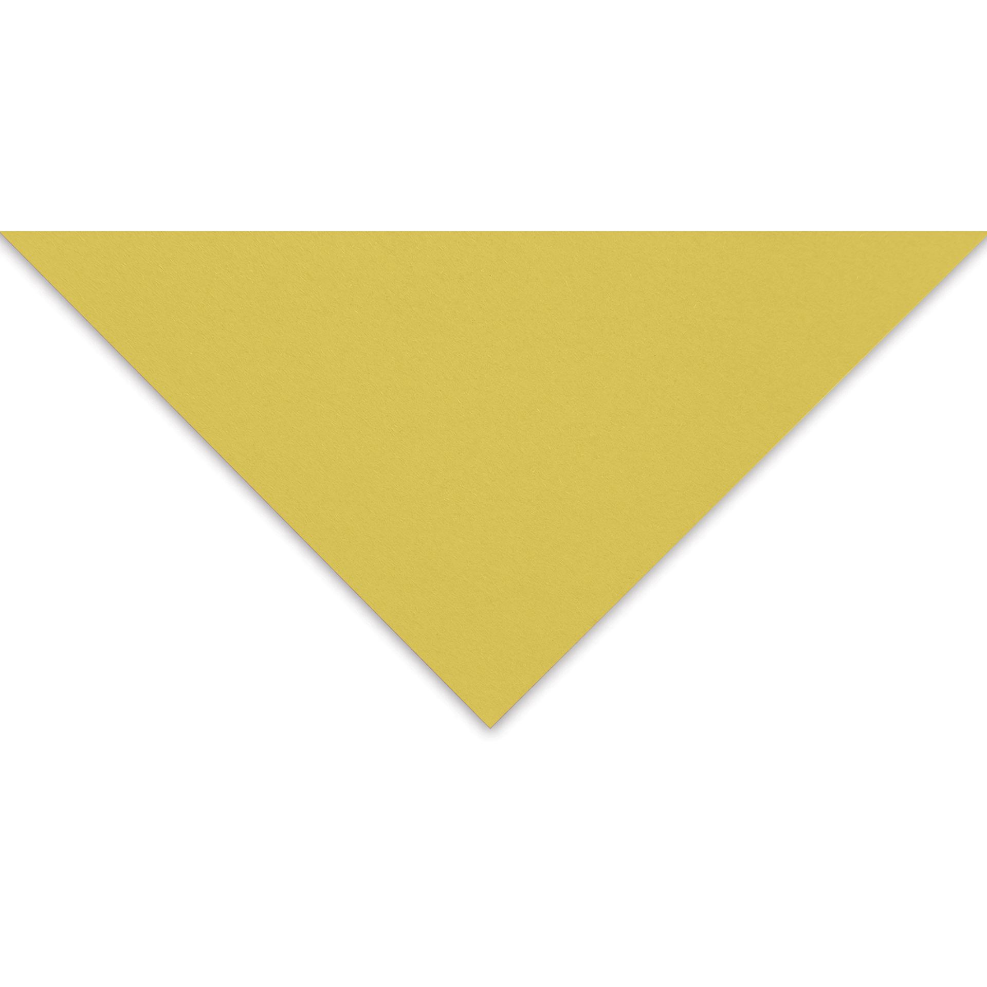 Blick Premium Colored Art Paper - 19-1/2" x 27-1/2", Gold, Single Sheet, corner