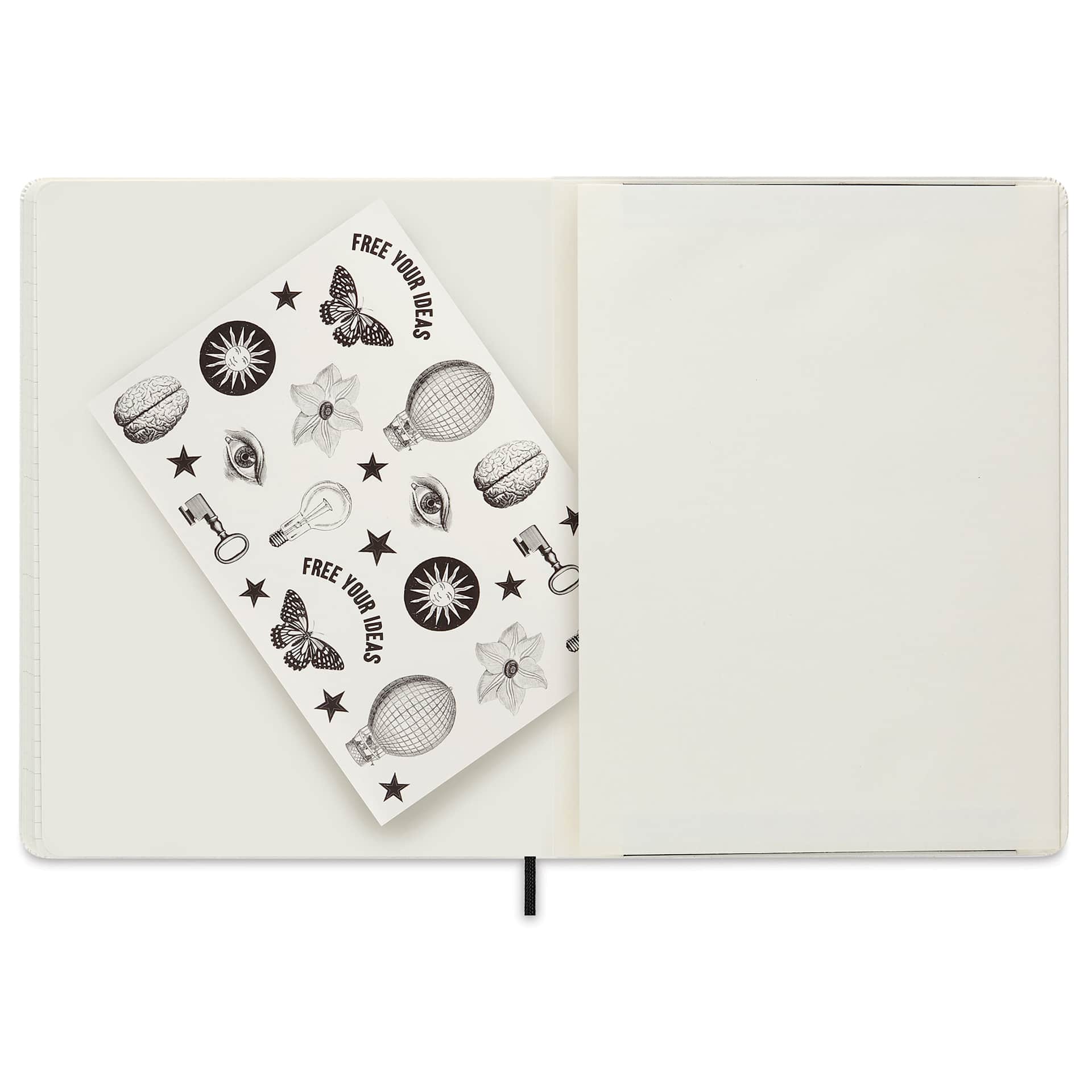Moleskine Lorenzo Petrantoni Ruled Notebook (pocket page holding stickers)