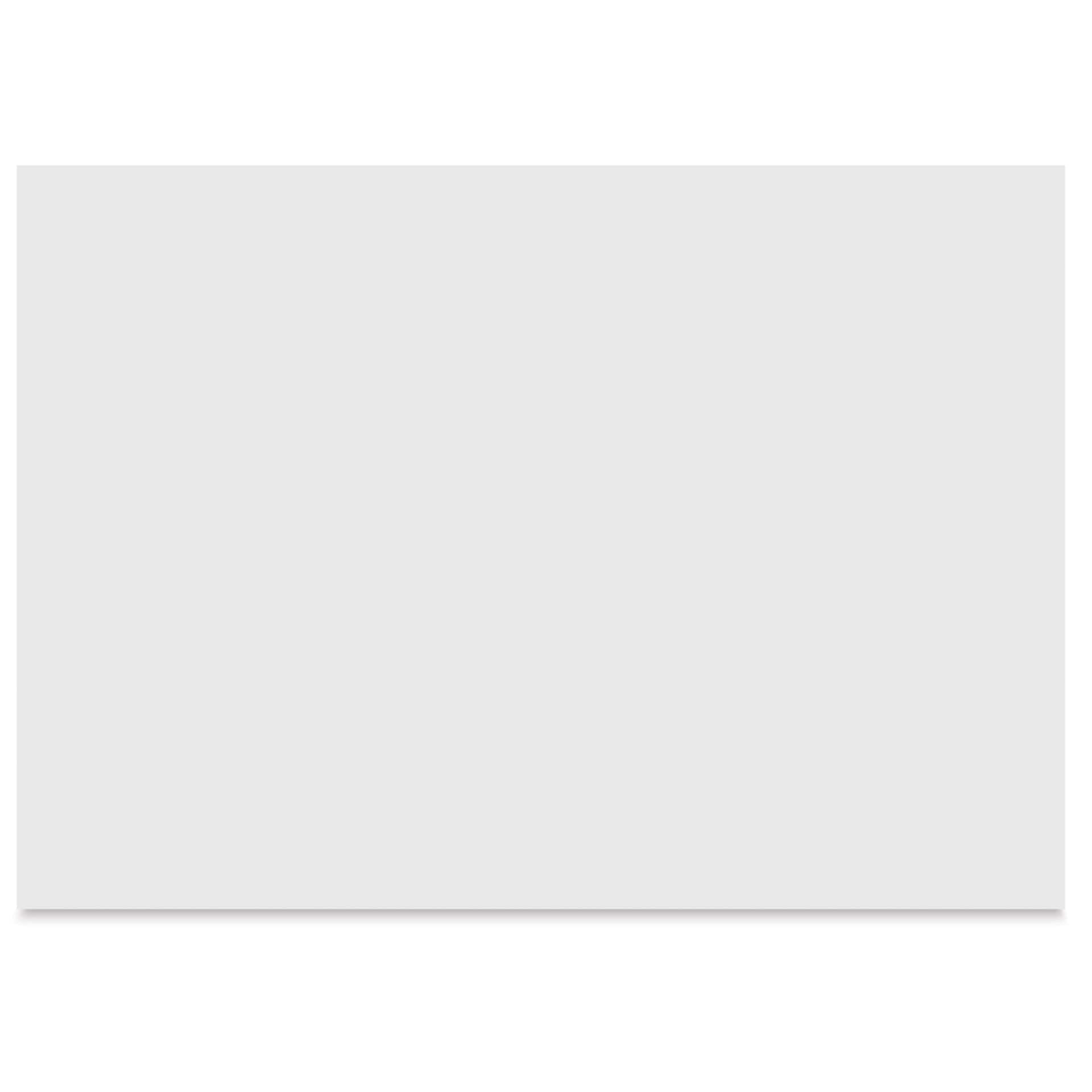 Clairefontaine Pastelmat Mounted Board - Dark Grey, 9-1/2" x 12-1/2", back of the board