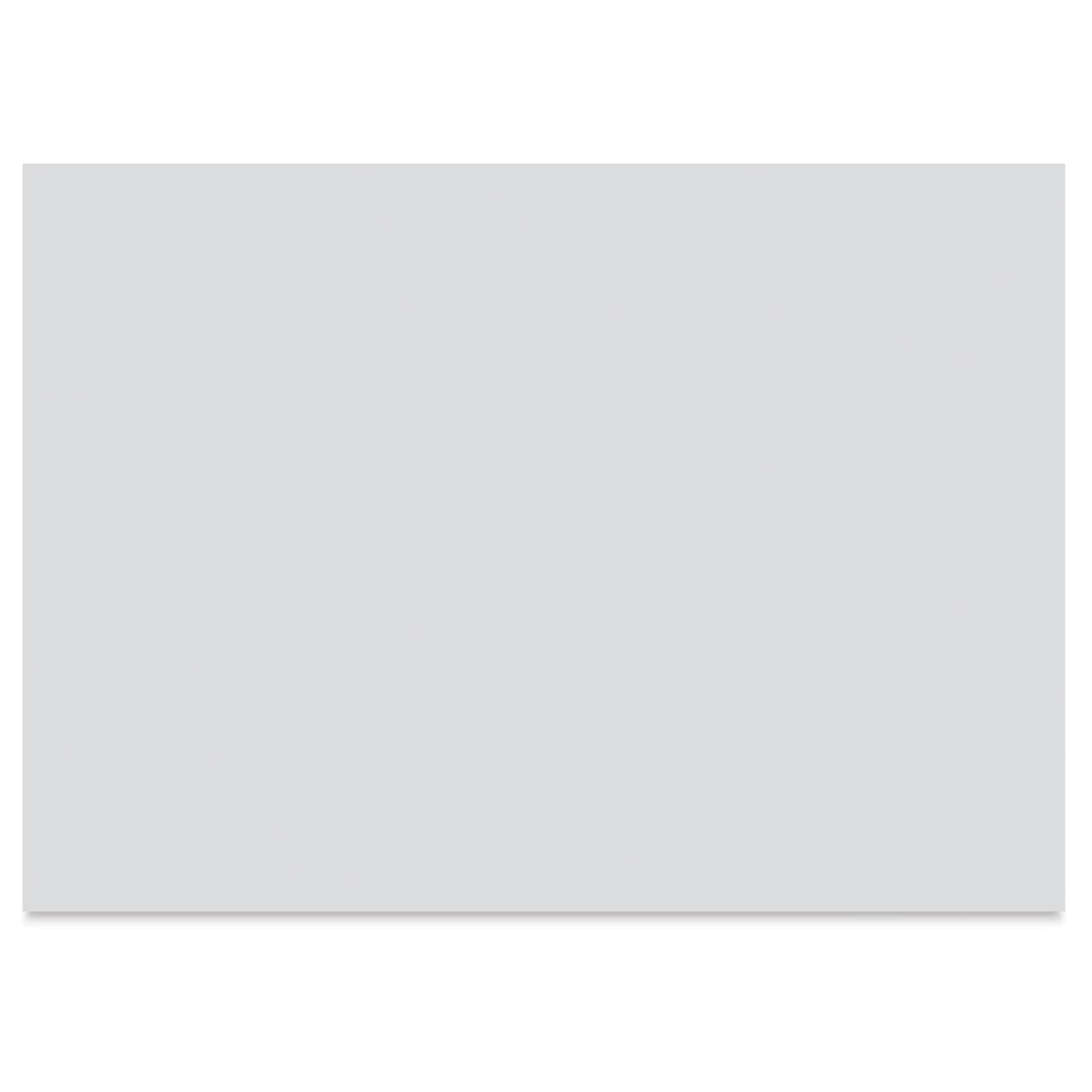 Clairefontaine Pastelmat Mounted Board - Charcoal Grey, 9-1/2" x 12-1/2", back of the board