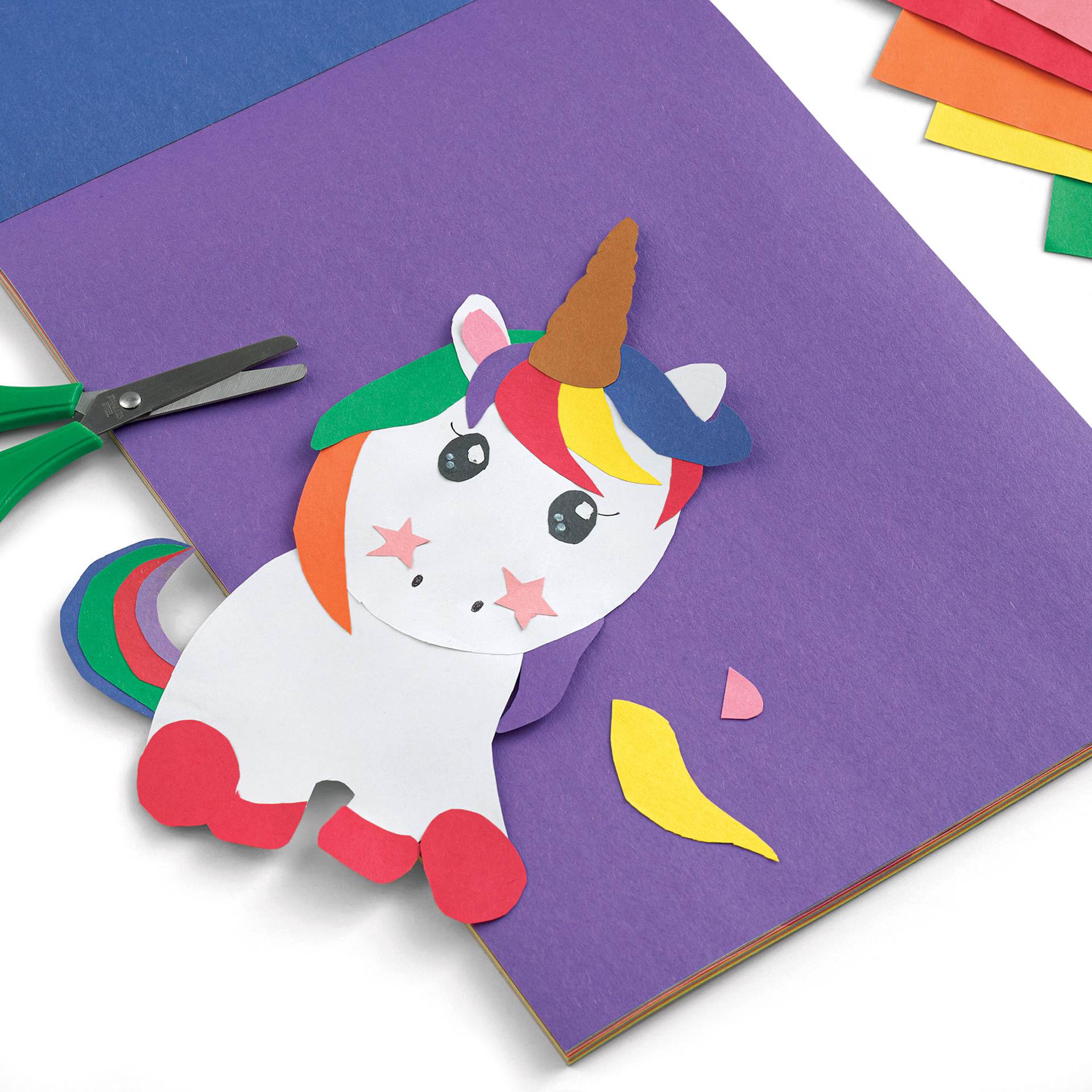 artPOP! Kids Construction Paper Pad (unicorn) 