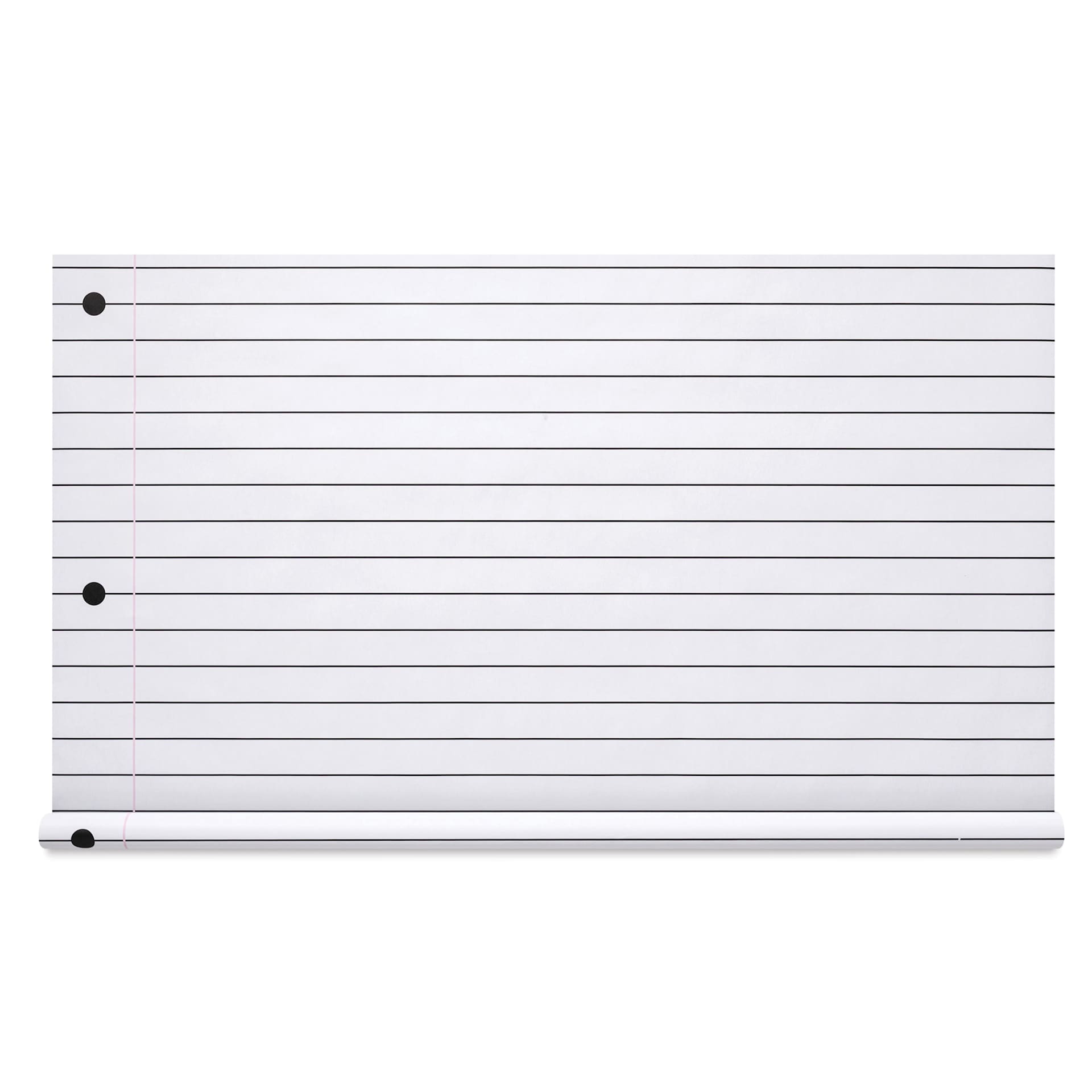 Fadeless Schoolgirl Style Bulletin Paper - Passing Notes, 47-1/4" x 25' Roll out of packaging