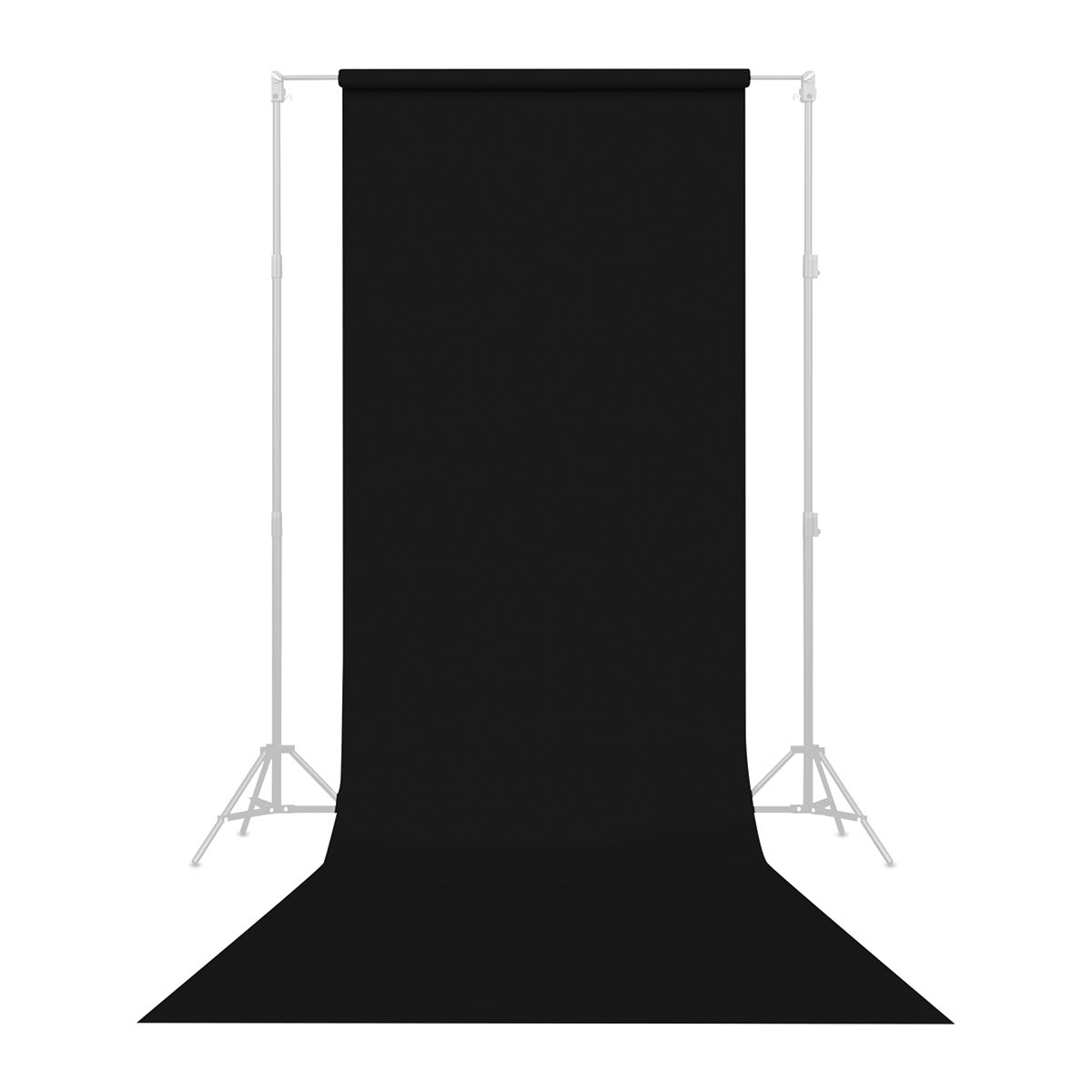 Savage Widetone Background Paper Roll - 53" x 12 yds, Black