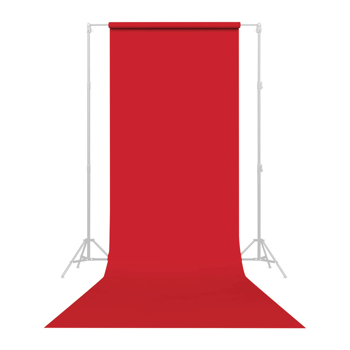 Savage Widetone Background Paper Roll - 53" x 12 yds, Primary Red