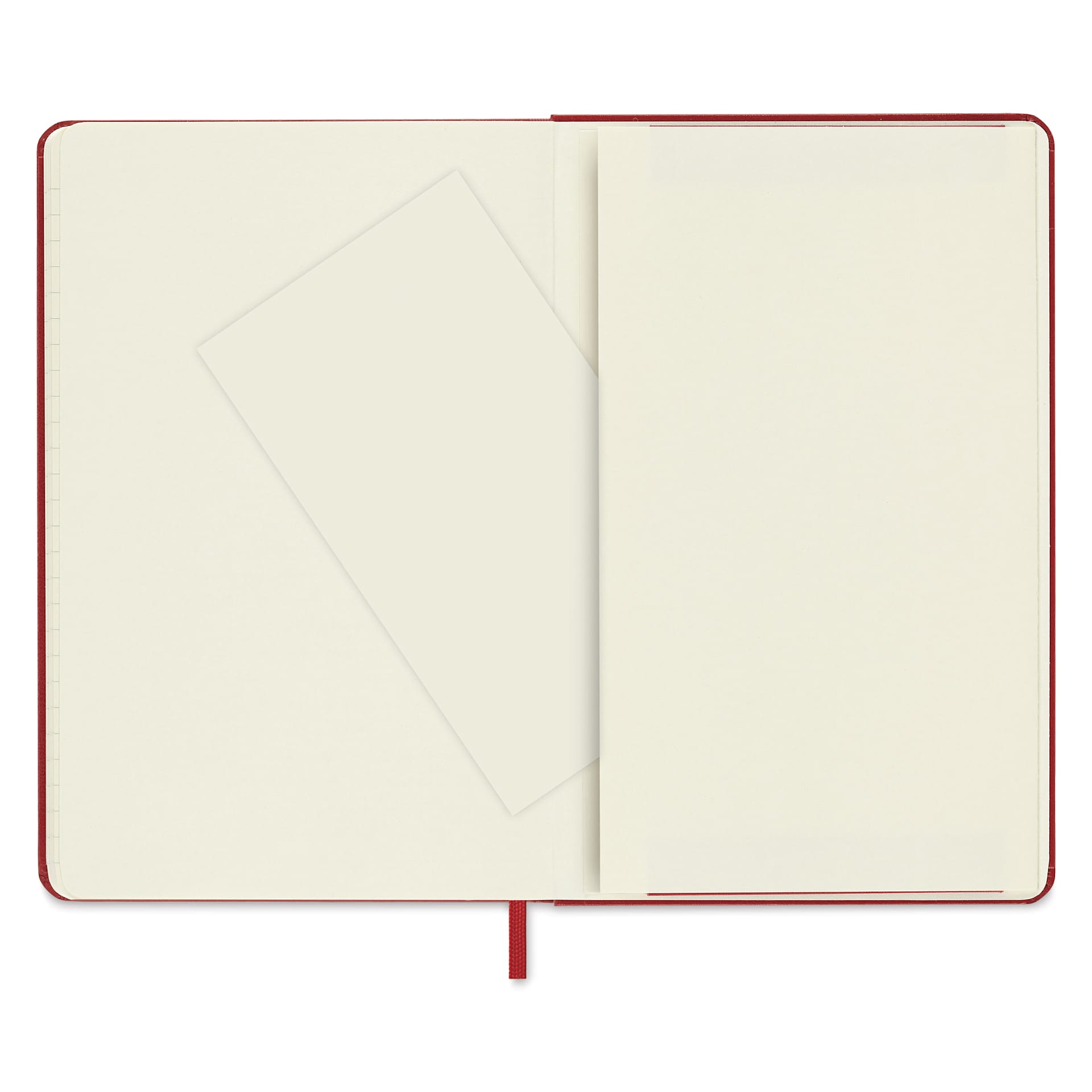 Moleskine Classic Hardcover Notebook - Scarlet Red, Ruled, 4-1/2" x 6-7/8", back cover