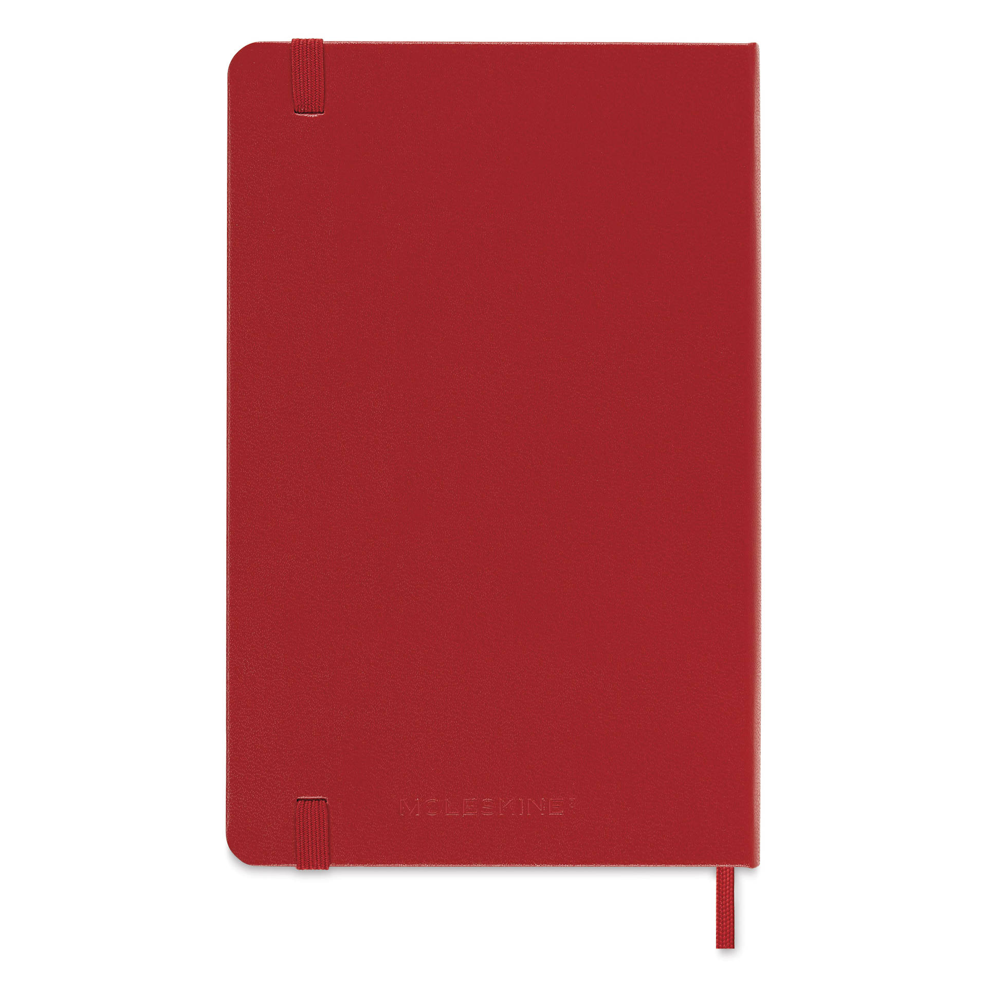 Moleskine Classic Hardcover Notebook - Scarlet Red, Ruled, 4-1/2" x 6-7/8", back