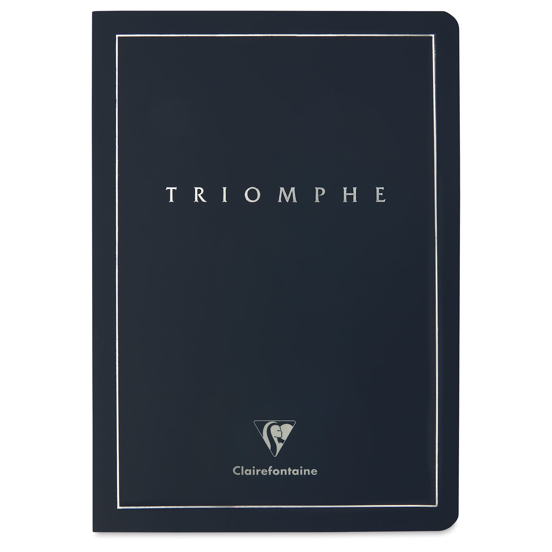 Clairefontaine Triomphe Notebook - Blue, A5, Ruled, Portrait, front
