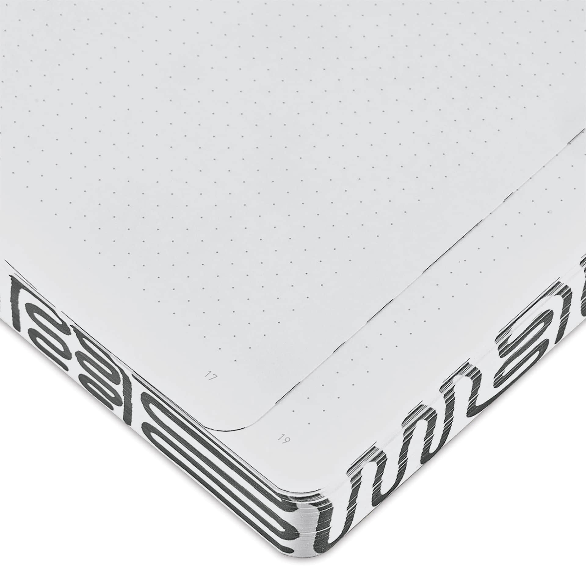 Nuuna Graphic L Notebook - Dot Grid, 6.5" x 8.7", corner of sheet