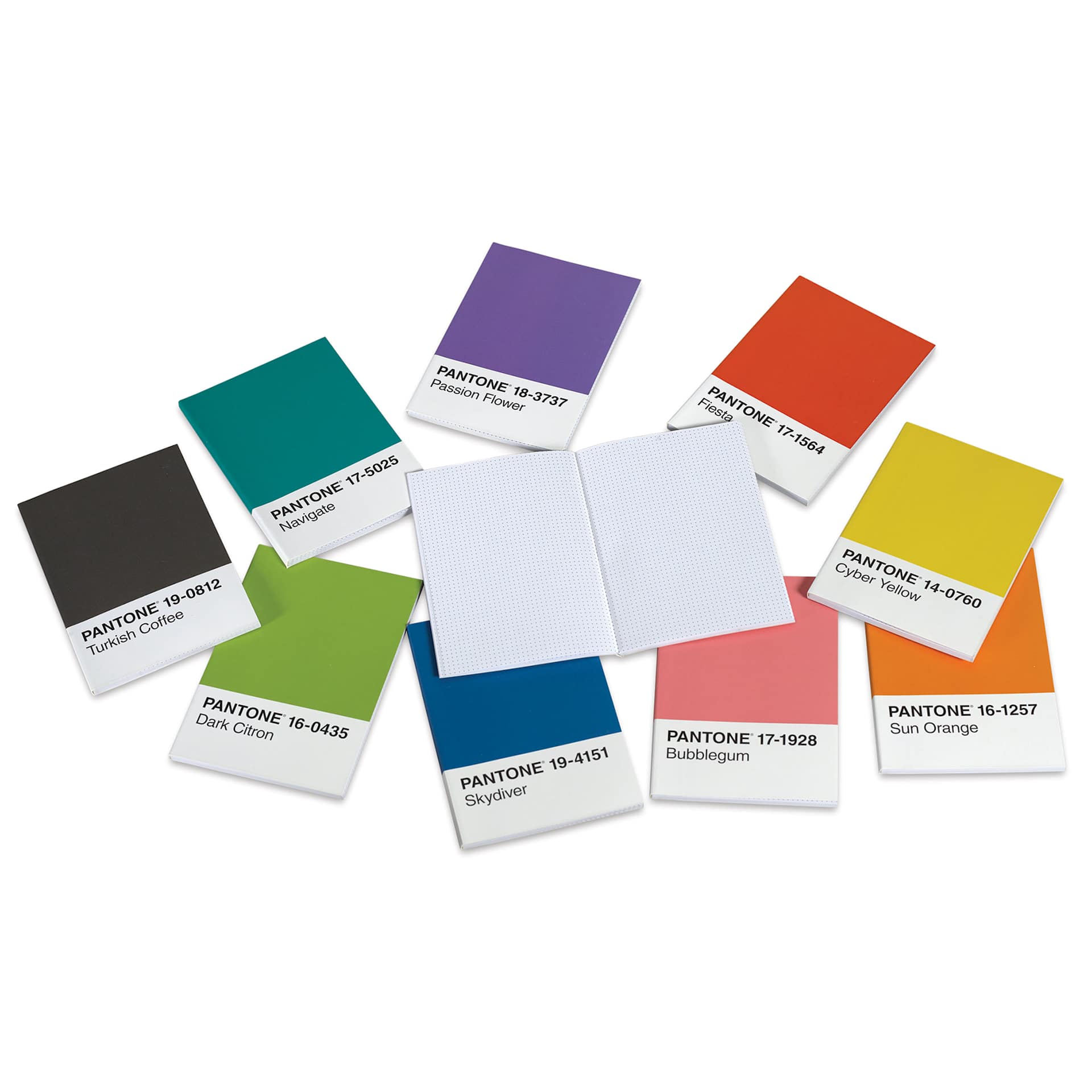 Pantone 10 Notebooks Set, out of packaging