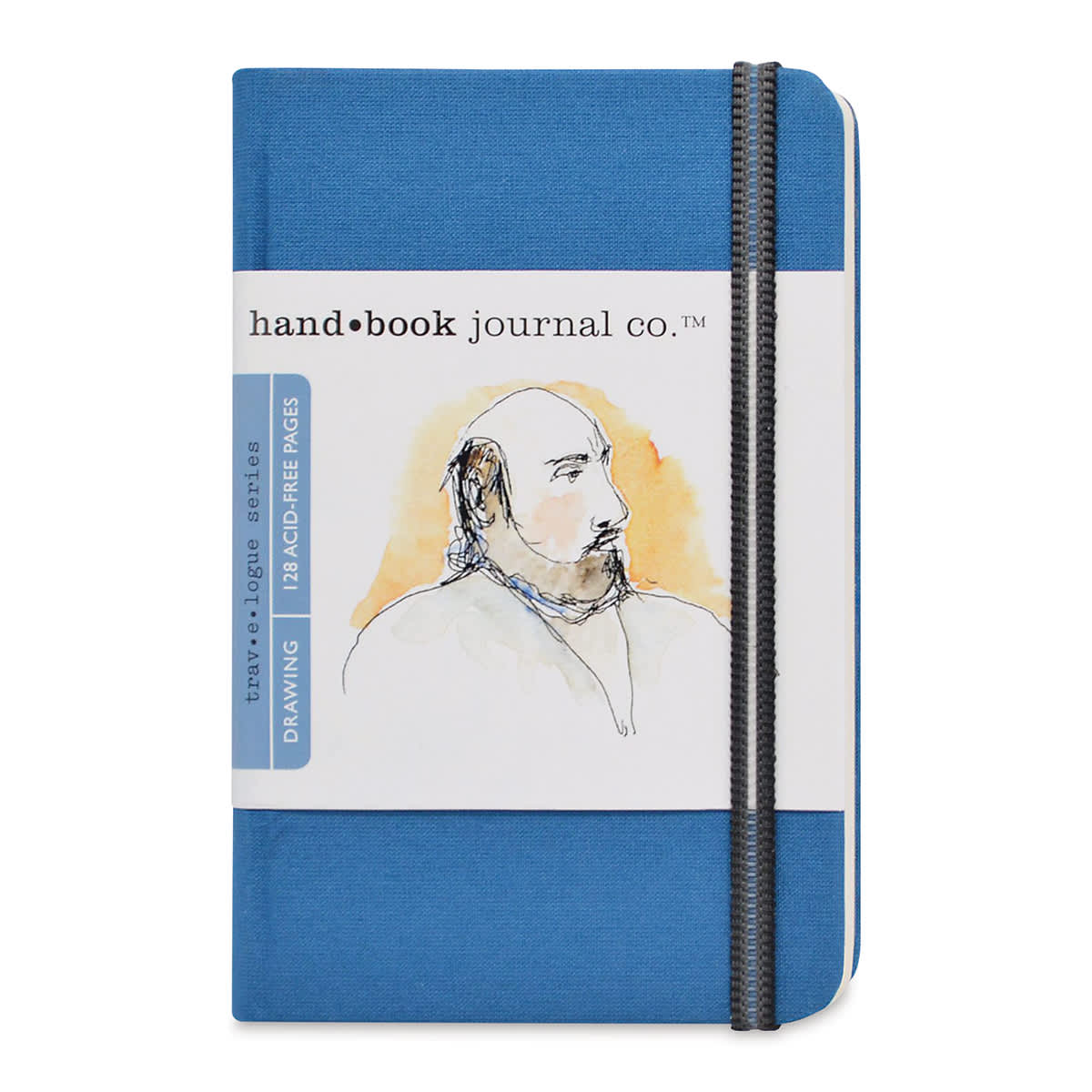 Hand Book Artist Journal - 3 1/2" x 5-1/2", Ultramarine Blue, Portrait, 128 Pages