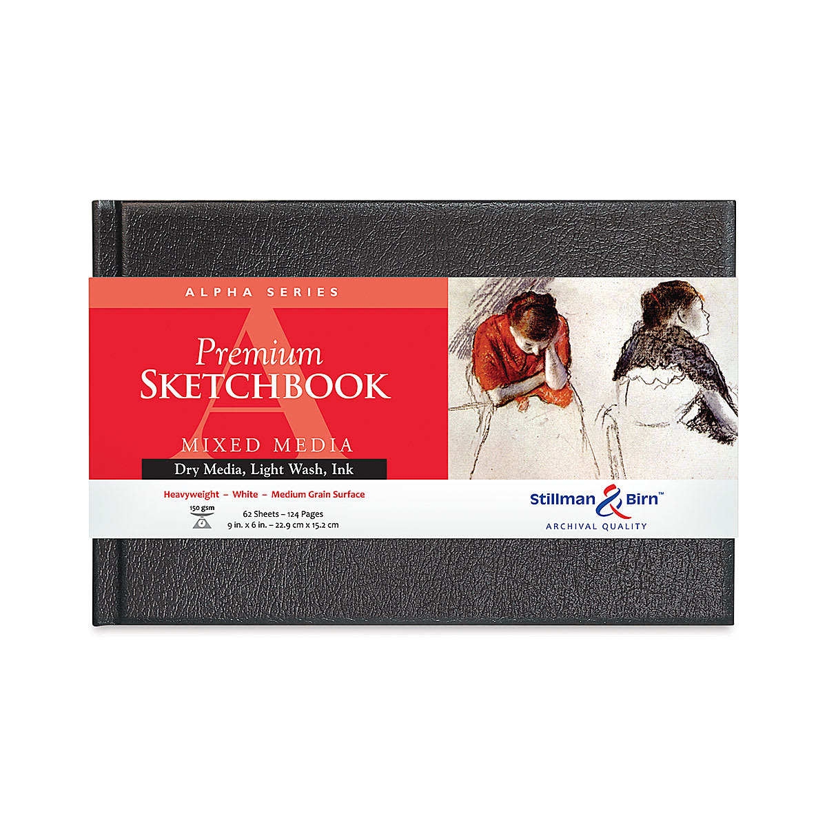Stillman & Birn Alpha Series Hardcover Sketchbook - Front of 6" x 9" Landscape Sketchbook Stillman & Birn Alpha Series Hardcover Sketchbook - Front of 6" x 9" Landscape Sketchbook