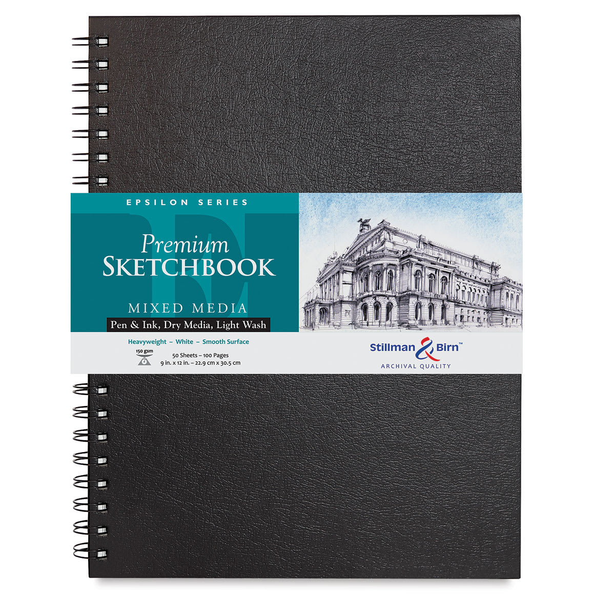 Stillman & Birn Epsilon Series Sketchbook - 12" x 9", Portrait, Wirebound