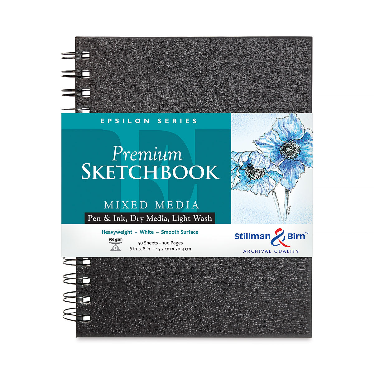 Stillman & Birn Epsilon Series Sketchbook - 8" x 6", Portrait, Wirebound