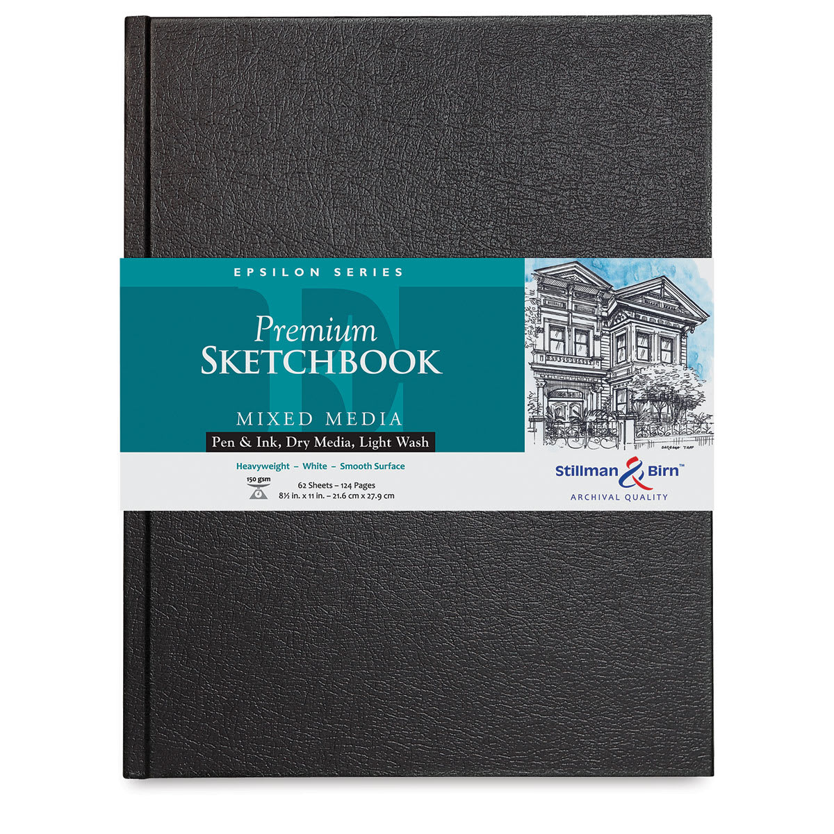 Stillman & Birn Epsilon Series Hardcover Sketchbook - 11" x 8-1/2", Portrait