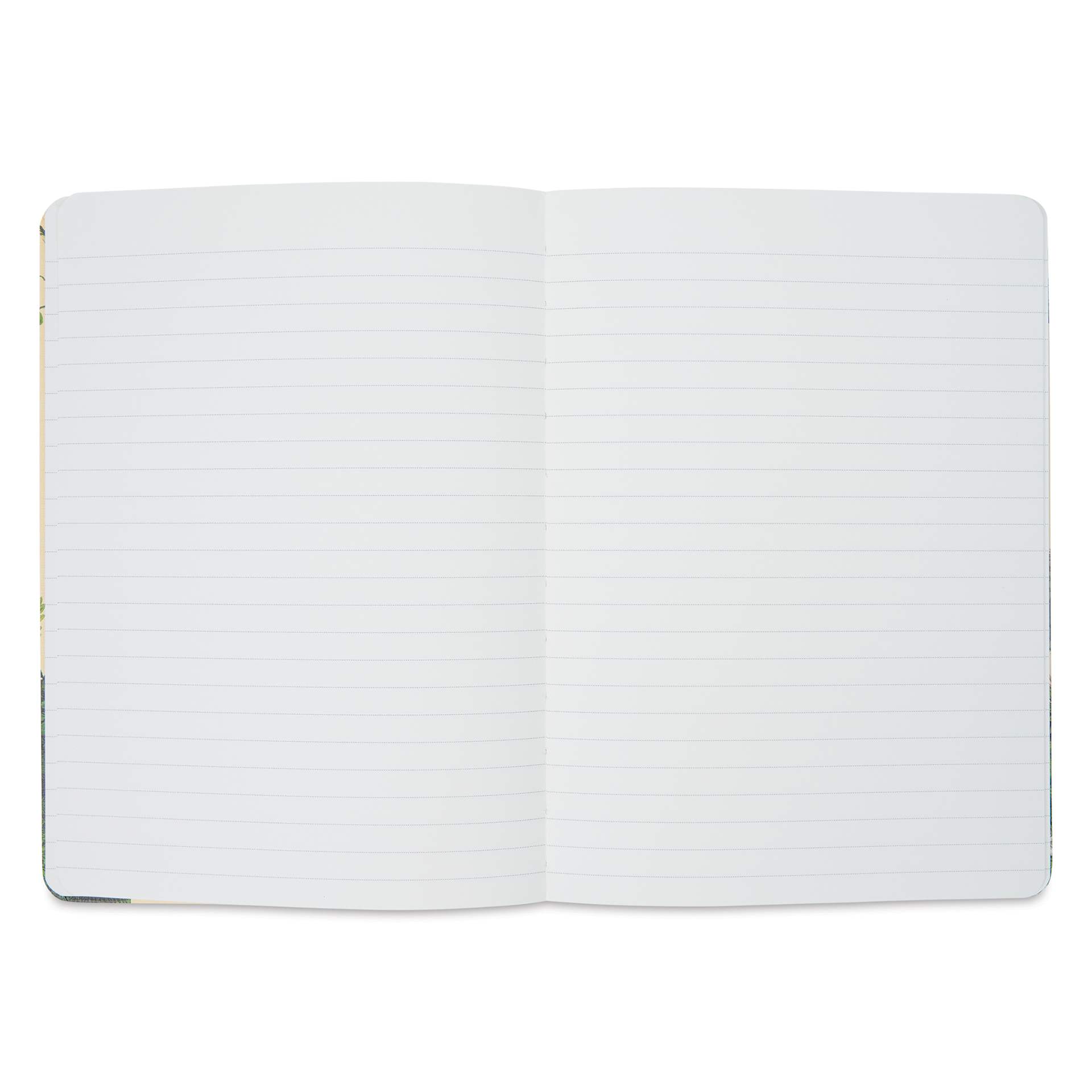 Cavallini Foraging Large Notebook, open notebook