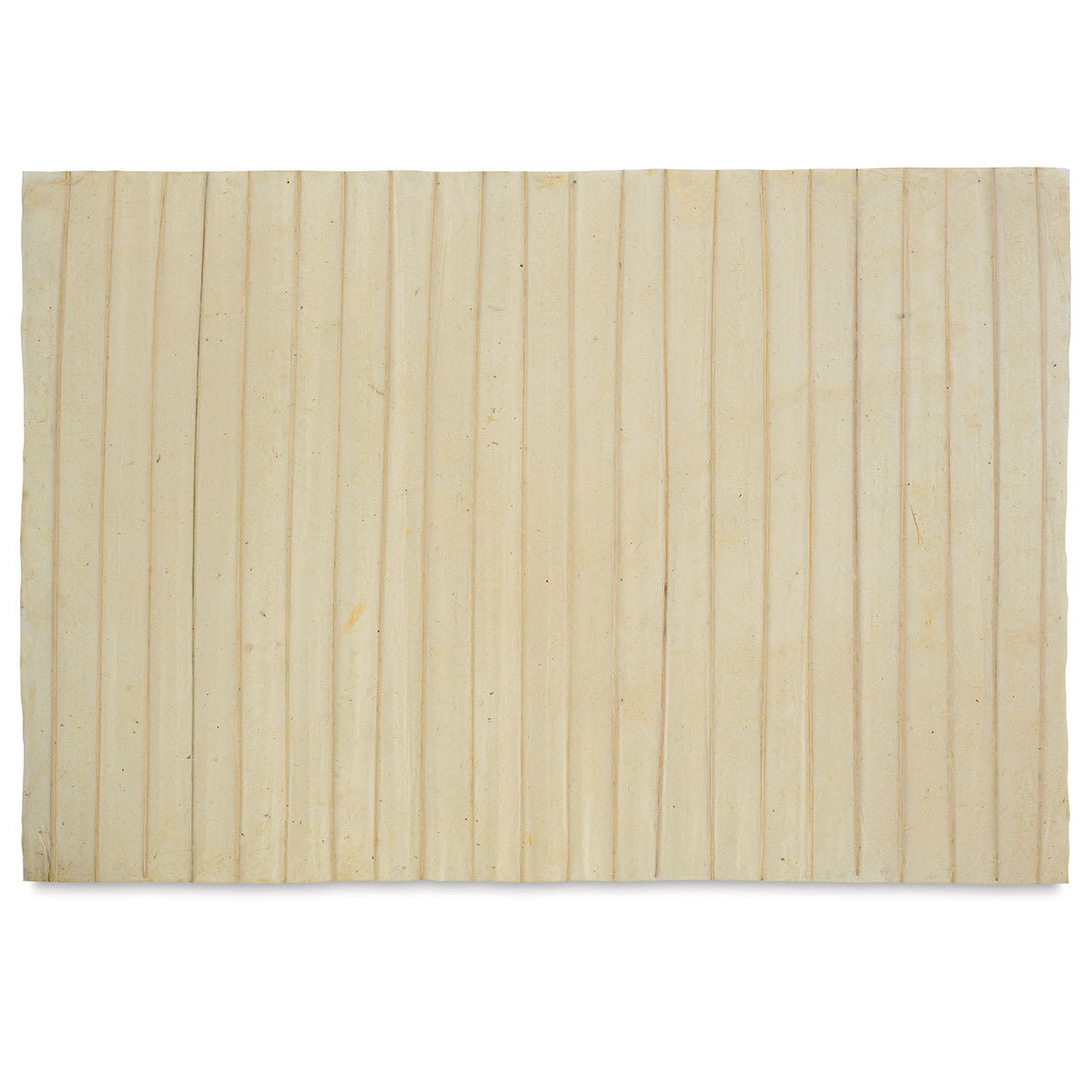Black Ink Nepalese Oil Paper - Full sheet of Sticks paper showing bamboo sticks in stripes