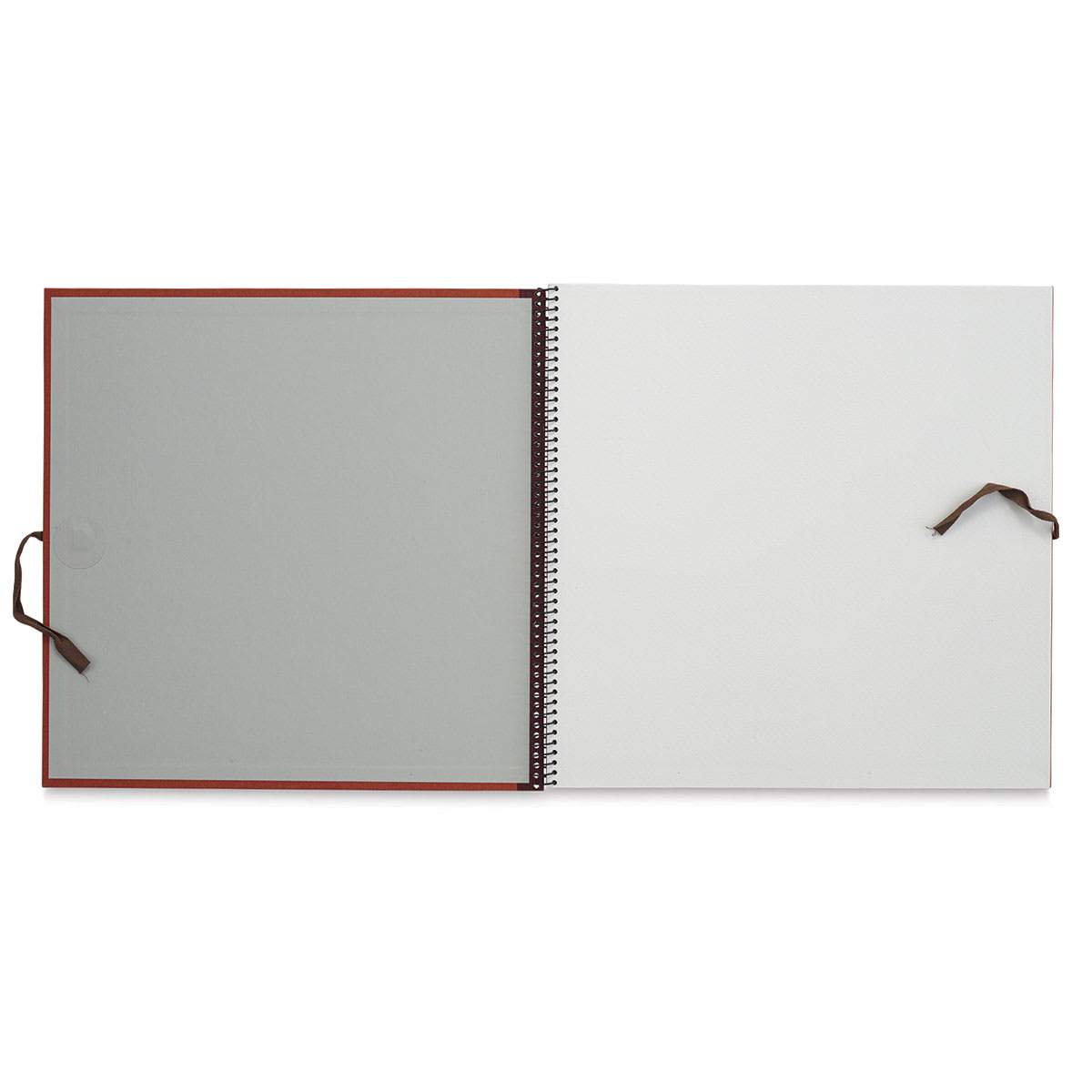 Holbein Multimedia Book - 12" x 12", Rust (open to show paper) Holbein Multimedia Book - 12" x 12", Rust (open to show paper)