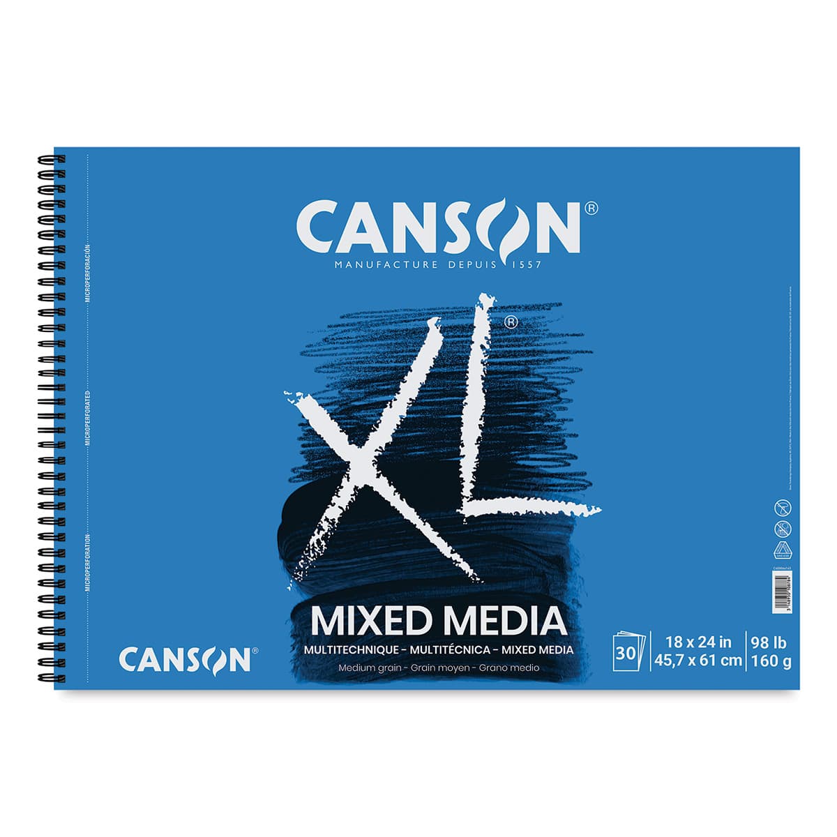 Canson XL Mixed Media Pad - 18" x 24", Landscape, 30 Sheets Canson XL Mixed Media Pad - 18" x 24", Landscape, 30 Sheets