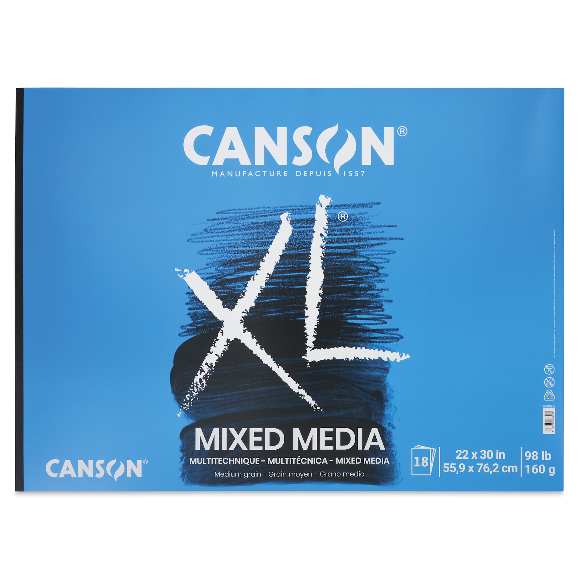 Canson XL Mixed Media Tapebound Pad - 22" x 30", cover Canson XL Mixed Media Tapebound Pad - 22" x 30", cover