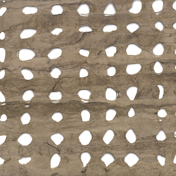 Black Ink Amate Papers - Top view of Weave paper in Brown pattern