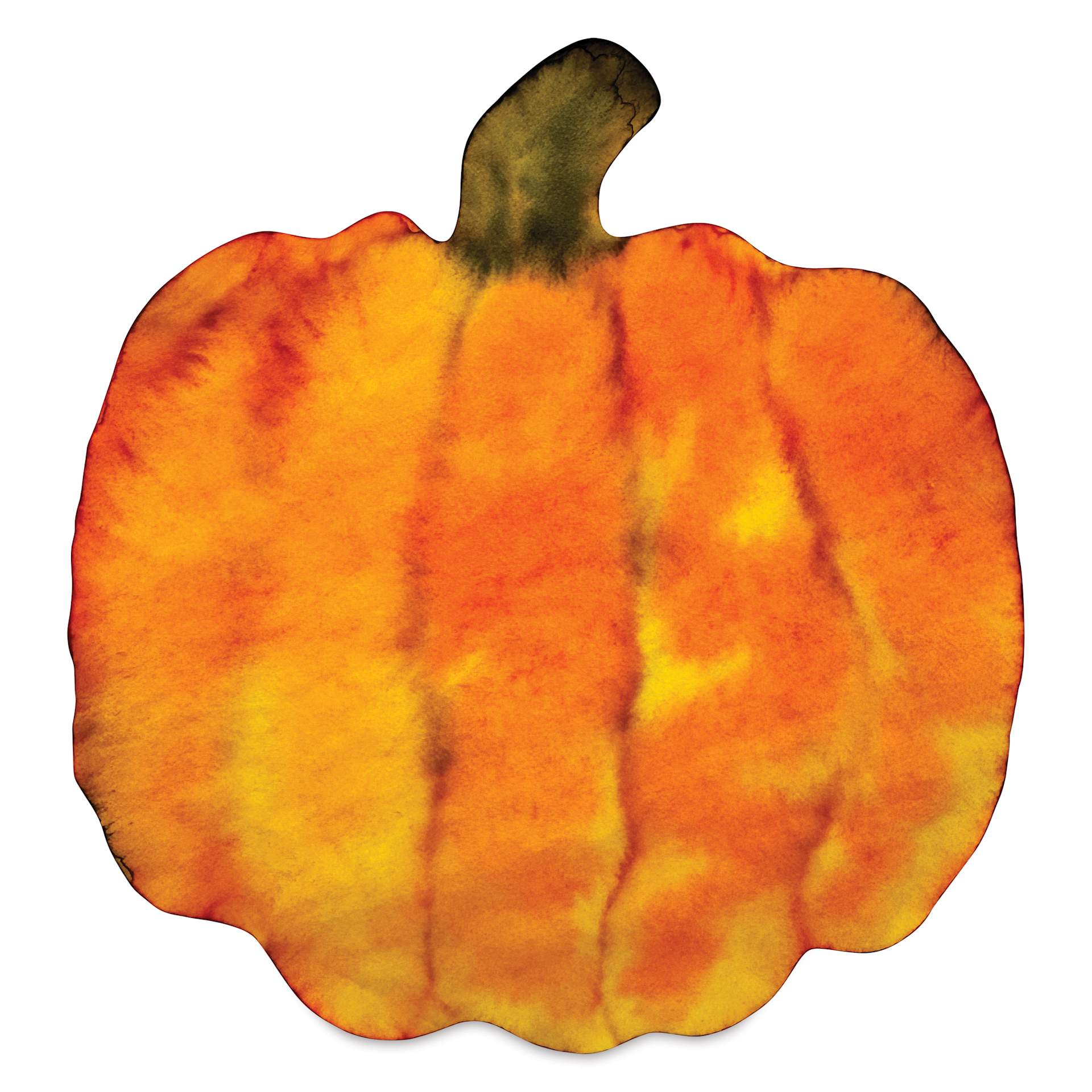 Roylco Color Diffusing Paper Pack - Fall Seasonal Shapes, Pkg of 96 pumpkin completed project