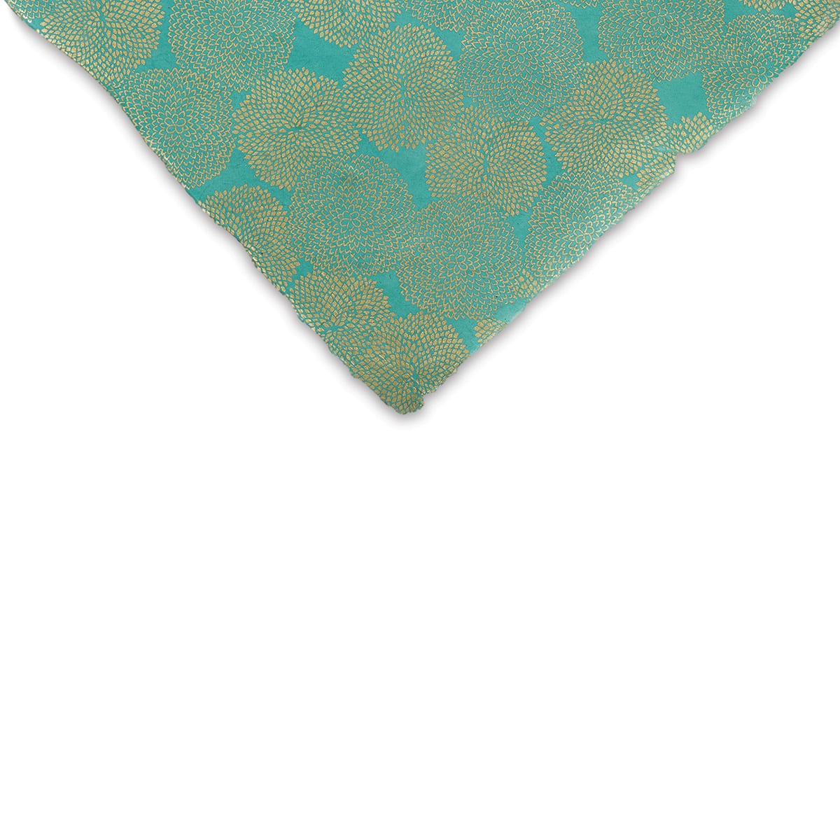 Lokta Paper - Mum, Gold and Sea Green, 20'' x 30''