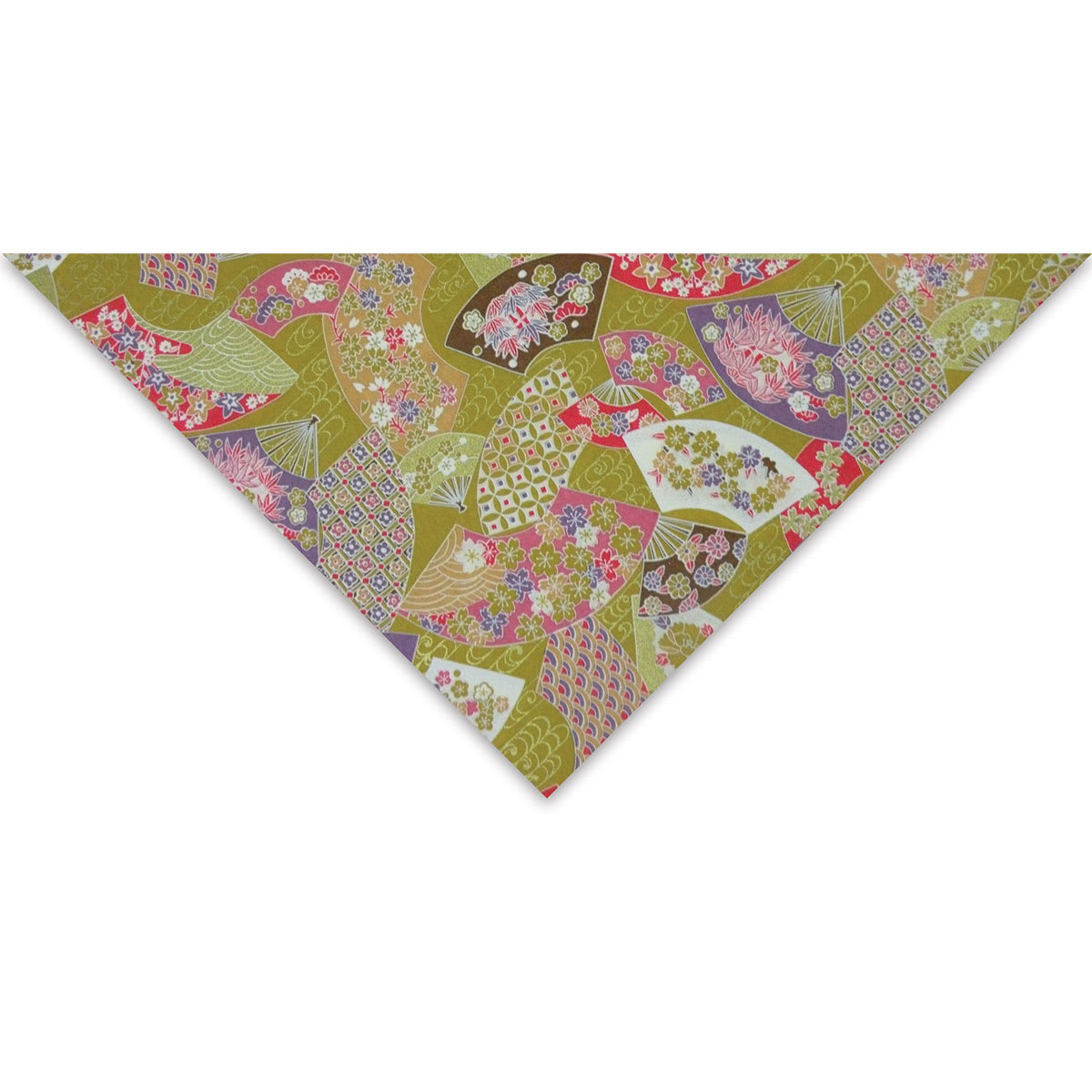Aitoh Japanese Decorative Paper - Fans, 18-1/2" x 25"