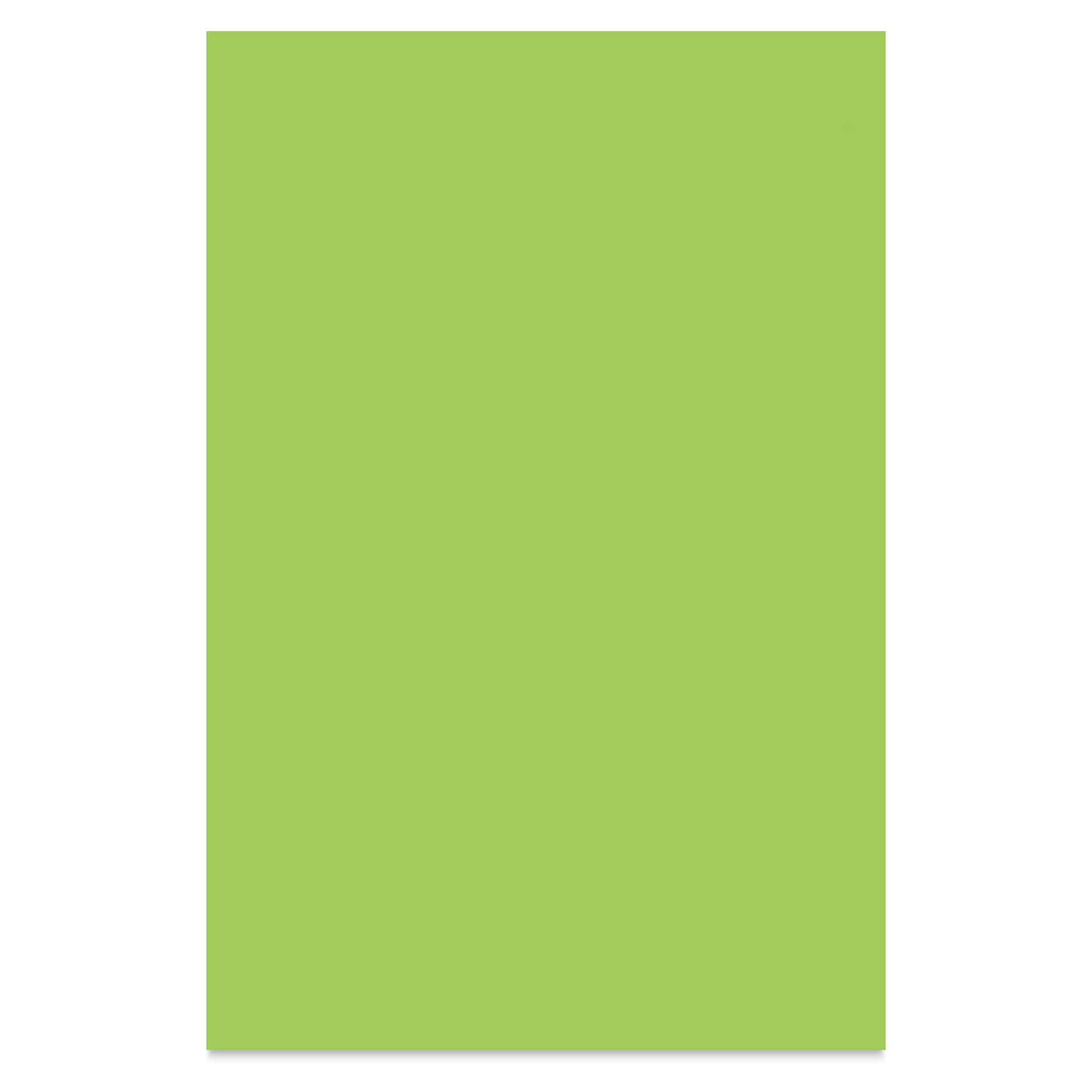 Folia Premium Construction Paper - Pkg of 50, Yellow Green, 12" x 18"