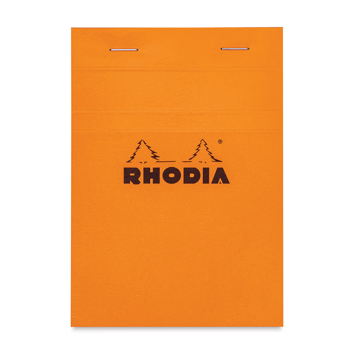 Rhodia Top-Stapled Notepad - Orange, Graph, 4" x 6"