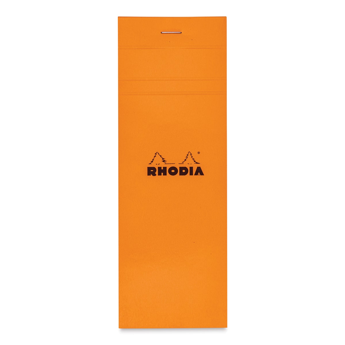 Rhodia Top-Stapled Notepad - Orange, Graph, 3" x 8-1/4"