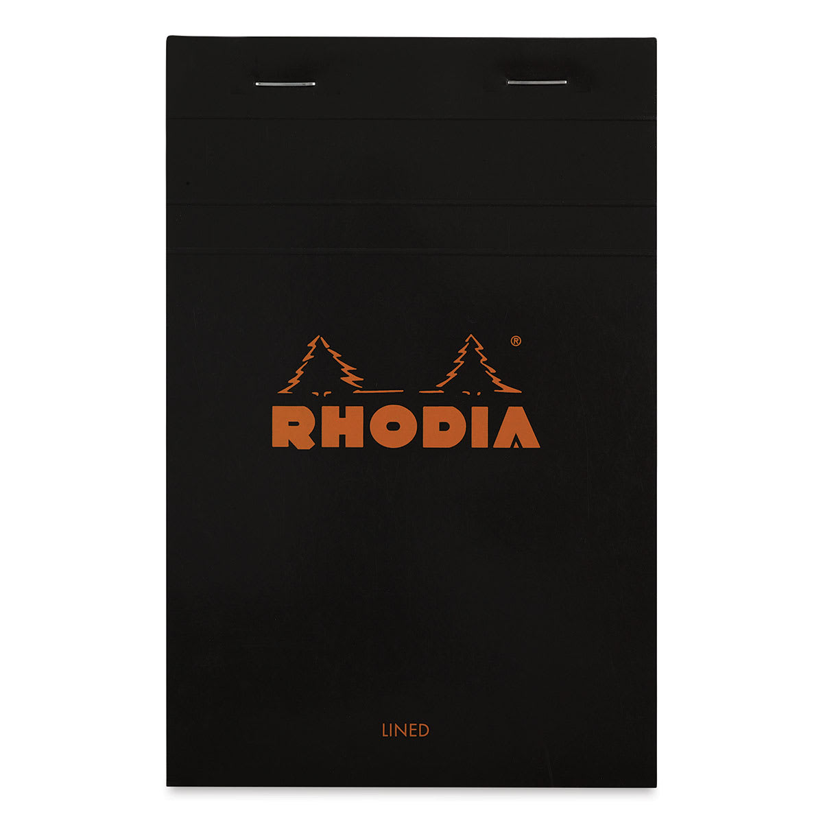 Rhodia Top-Stapled Notepad - Black, Ruled, 4-3/8" x 6-3/8" Rhodia Top-Stapled Notepad - Black, Ruled, 4-3/8" x 6-3/8"