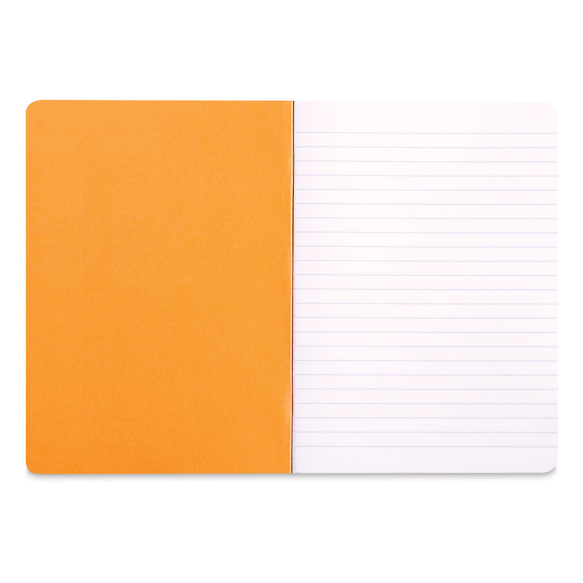 Rhodia Classic Staplebound Notebook - Orange, 8-1/4" x 6", Lined