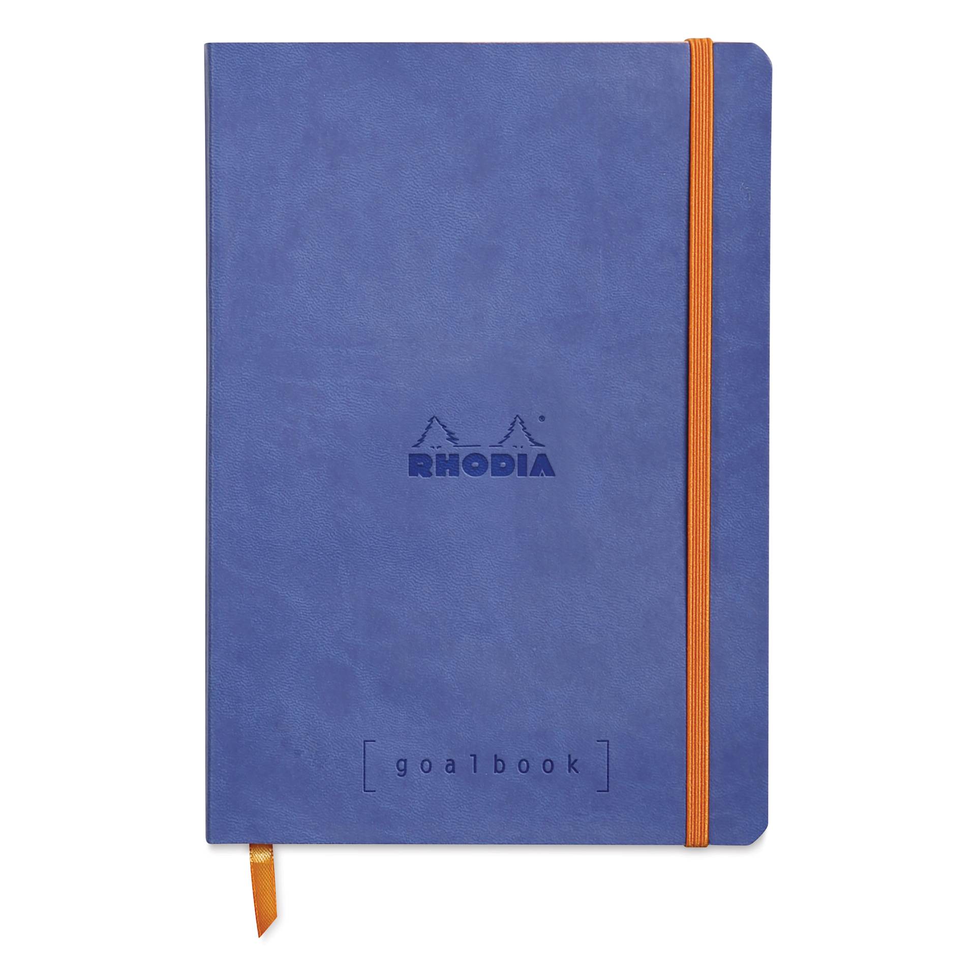 Rhodia Dotted Goalbook - 5-1/2" x 8-3/4", Sapphire