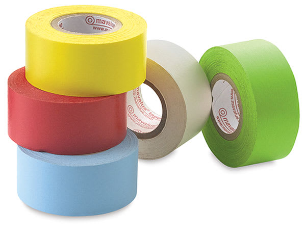 Mavalus Tape - 5 colors of Tape shown together
